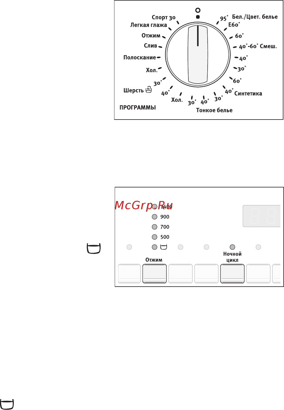 Electrolux EWF 1486 [13/36] Включение машины установка программы