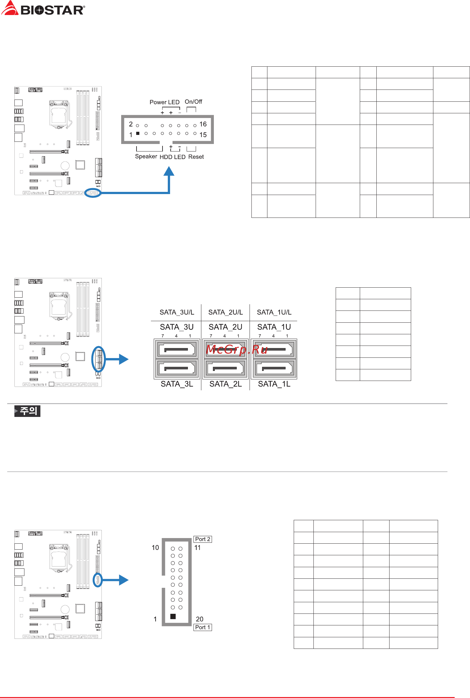 Biostar Z490GTA EVO Версия 5.0 [66/133] F_panel 전면 패널 헤더