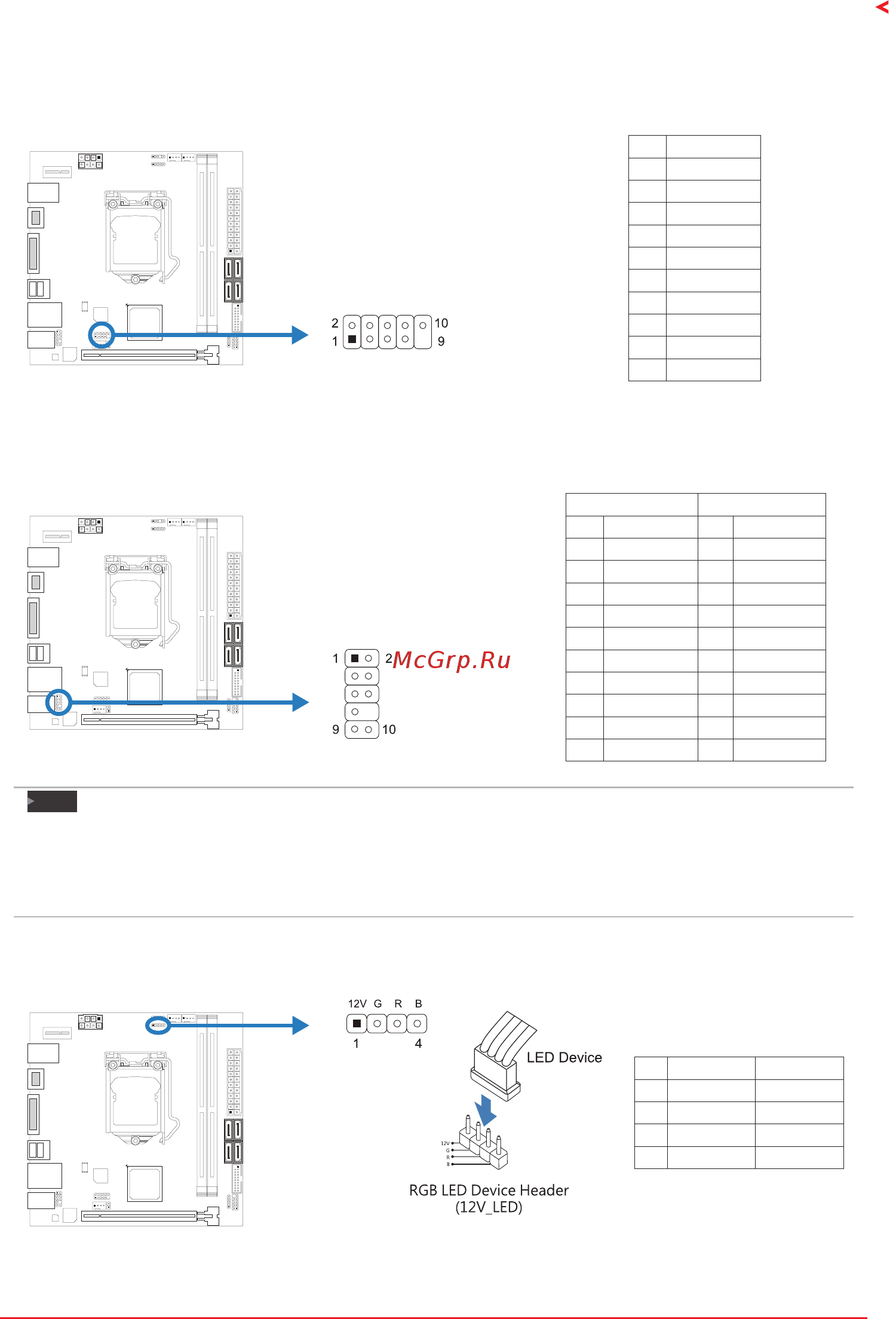 Biostar Z490T-SILVER Версия 5.0 [17/127] V_led rgb led device 5050 smd header
