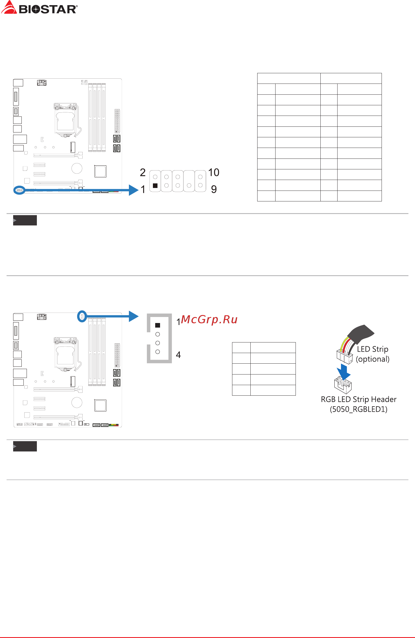Biostar B150GT3 Версия 6.x [16/71] _rgbled1 rgb led strip 5050 smd header