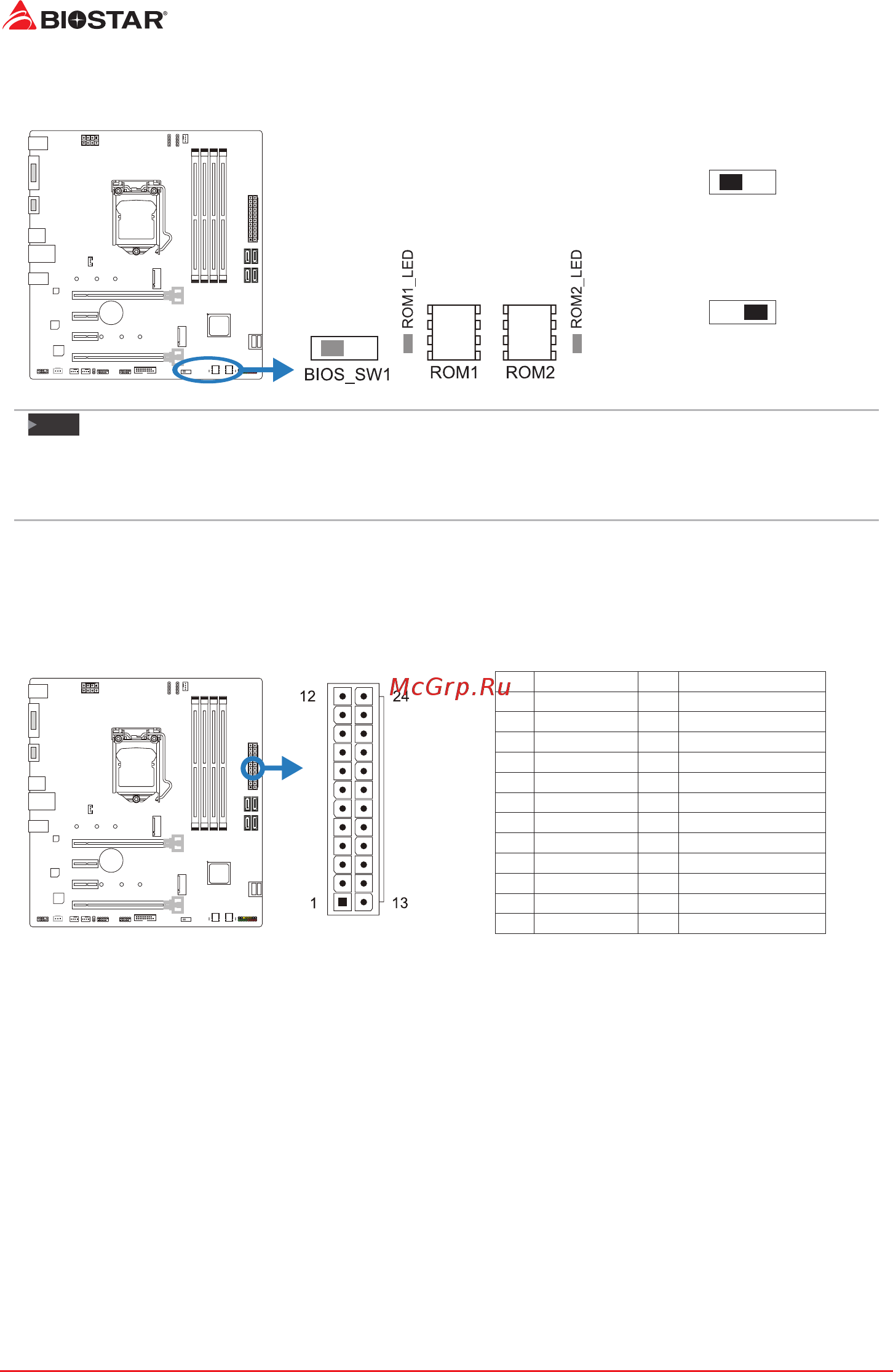 Biostar B250GT3 Версия 6.x [14/72] Headers connectors
