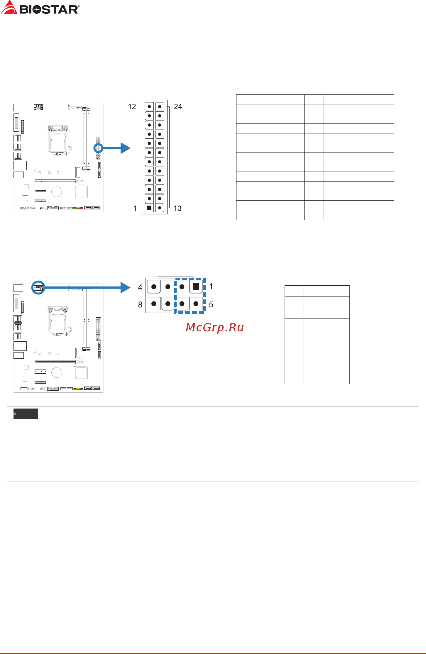 Biostar B250ET2 Версия 6.x [14/71] Headers connectors