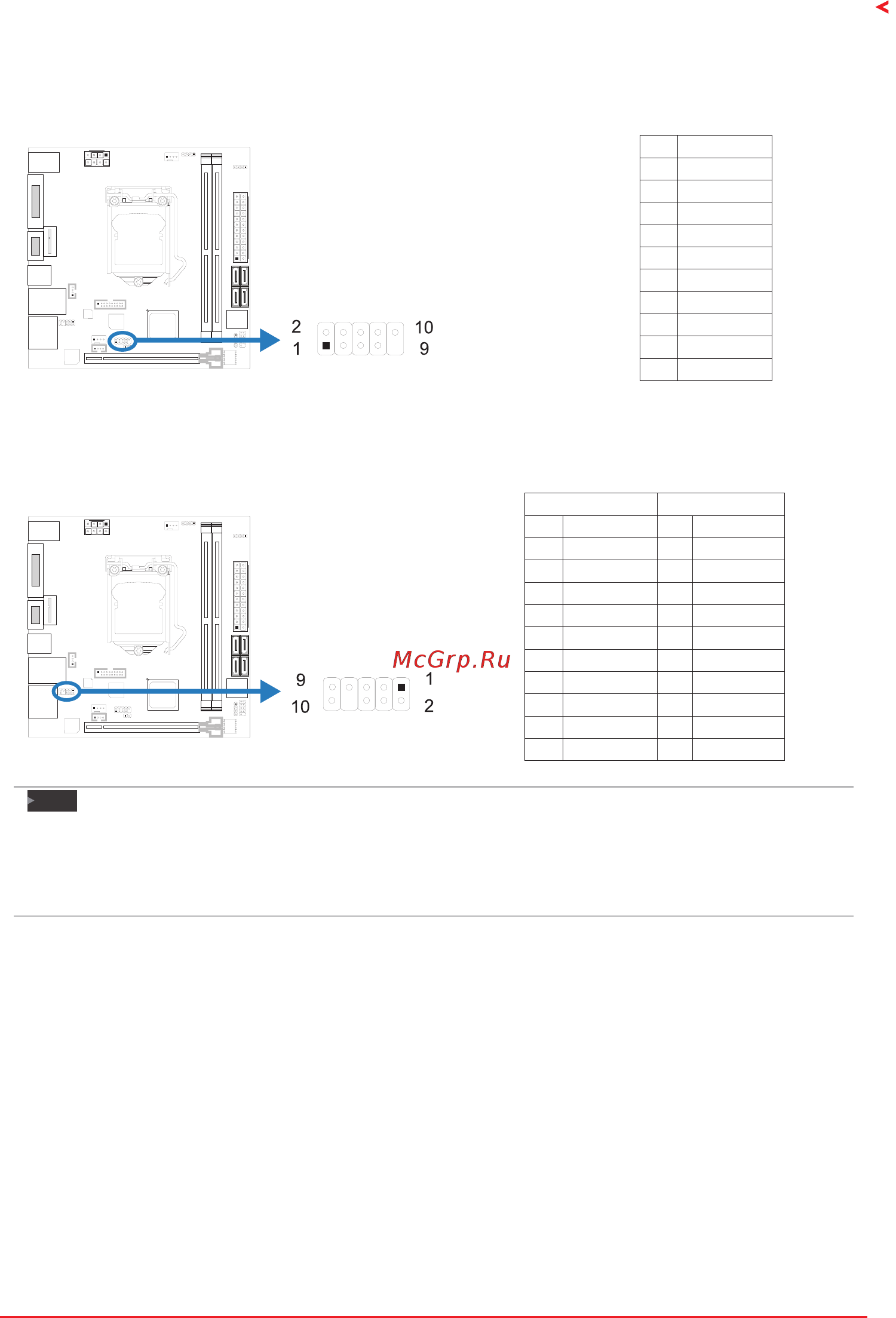 Biostar B250GTN Версия 5.x [17/79] F_audio1 front panel audio header