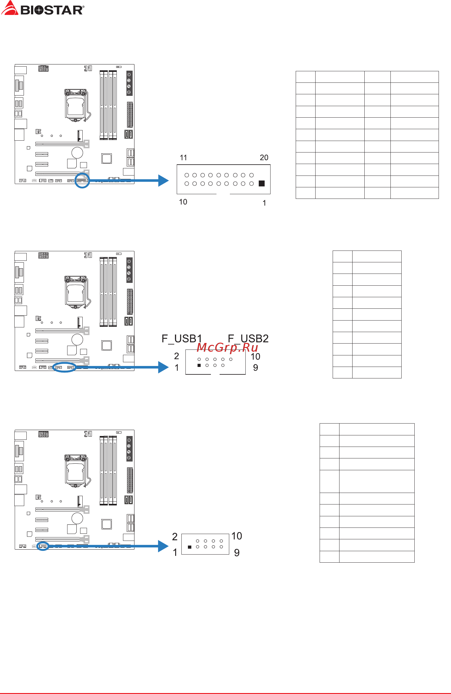 Biostar Z270GT4 Версия 5.x [58/80] F_usb1 2 前置面板usb 2 0接头