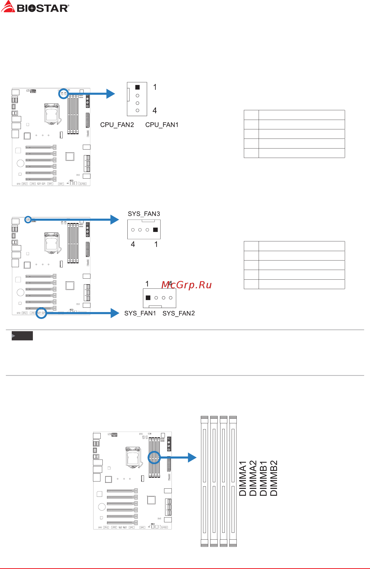 Biostar Z270GT9 Версия 5.x [10/88] Connect cooling fans