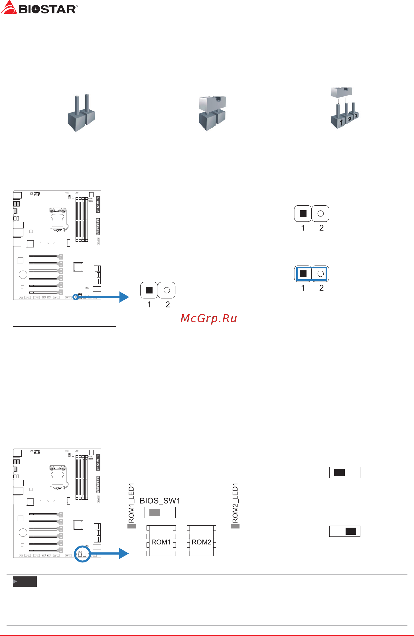 Biostar Z270GT9 Версия 5.x [14/88] Jumper switch setting