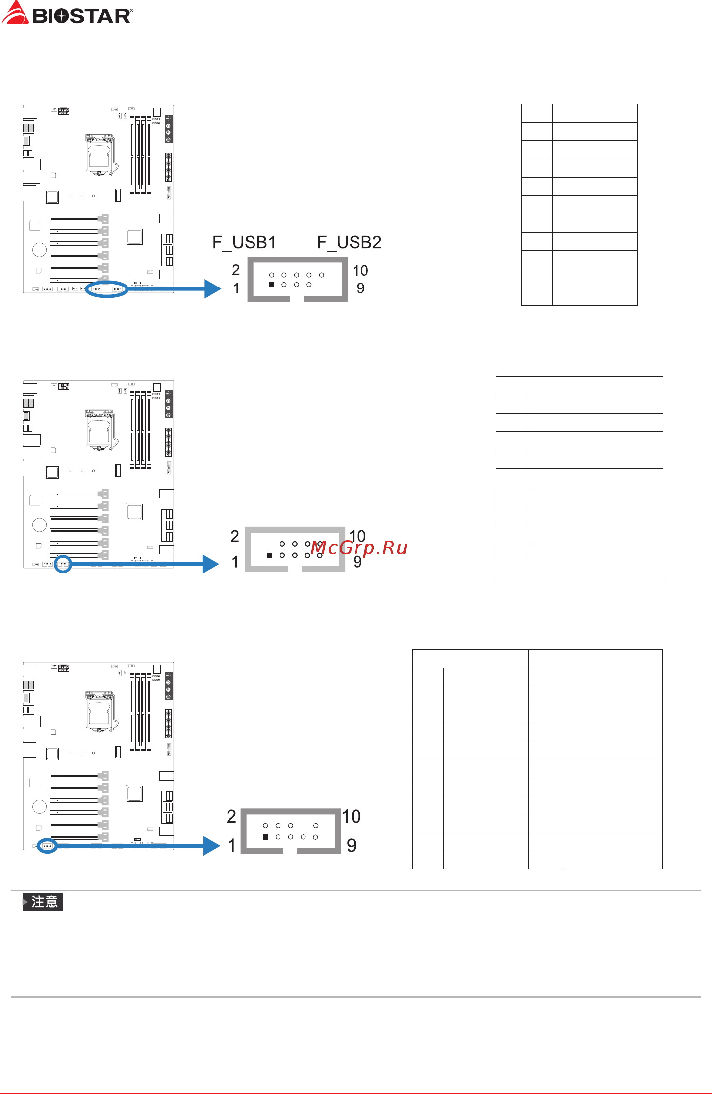 Biostar Z270GT9 Версия 5.x [64/88] F_audio1 前置面板音频接头