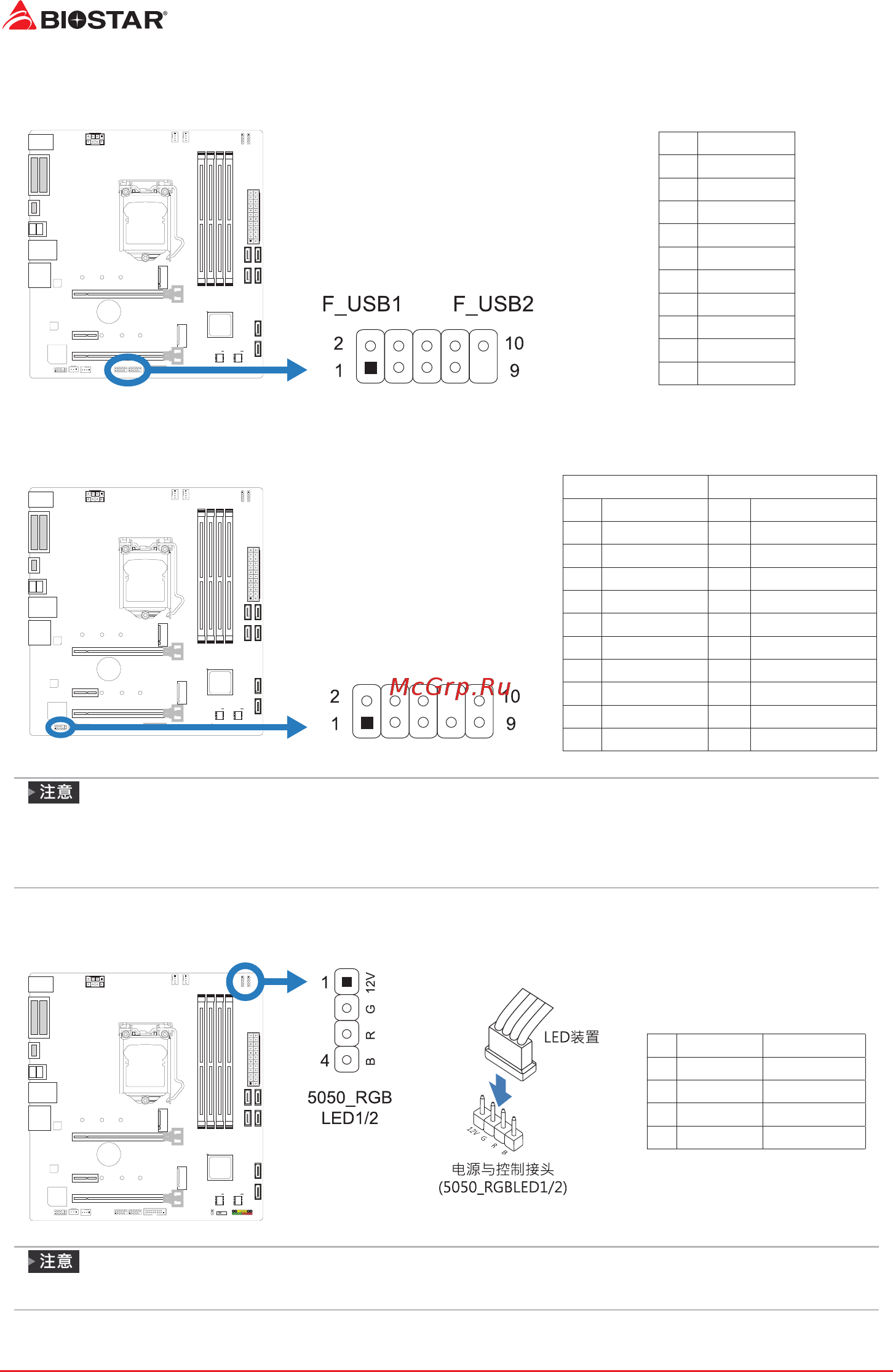 Biostar B360GT3S Версия 6.x [58/79] _rgbled1 5050_rgbled2 rgb led装置 5050 smd 接头