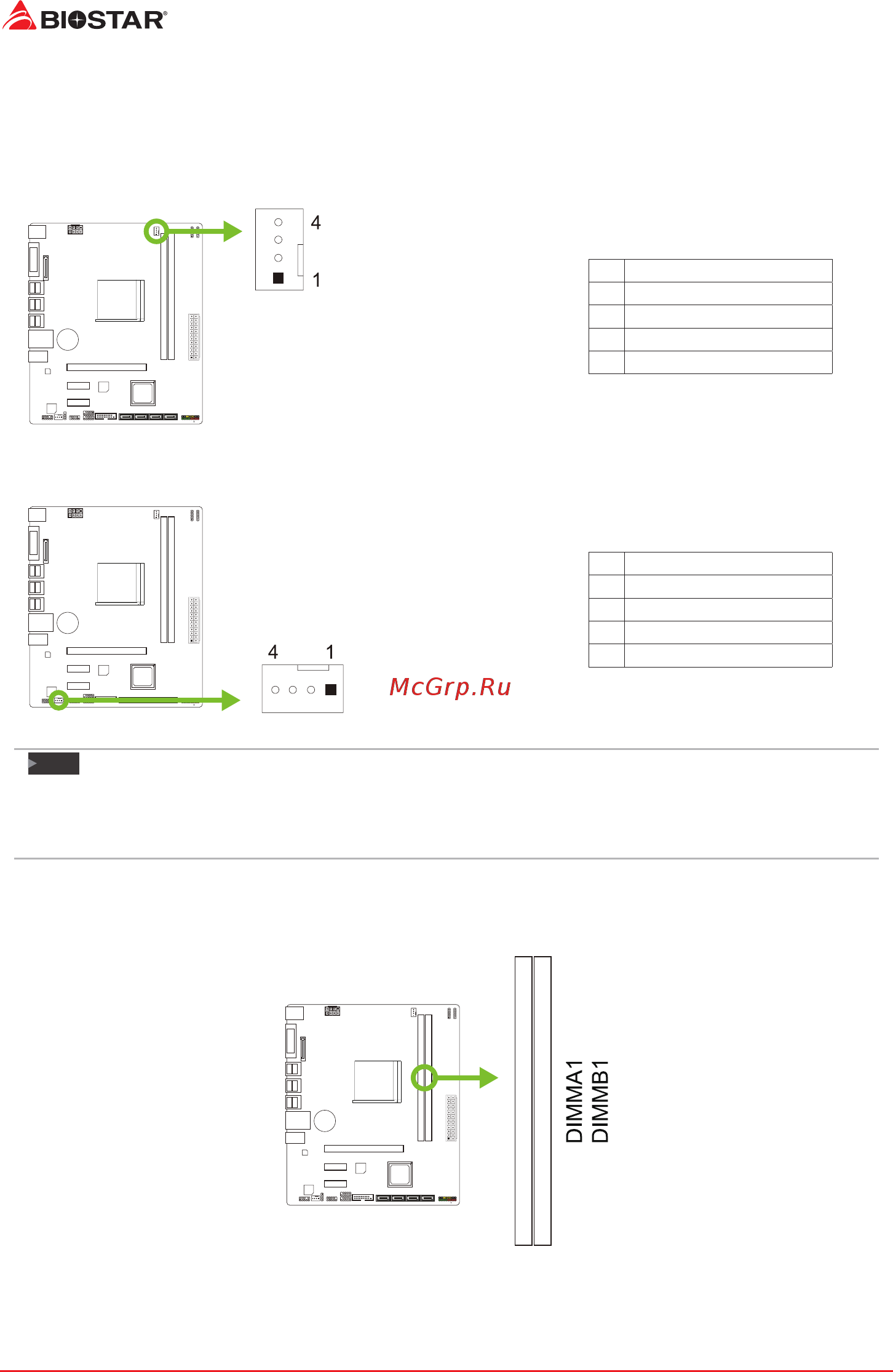 Biostar B350ET2 Версия 6.x [10/71] Cpu_fan1 cpu fan header