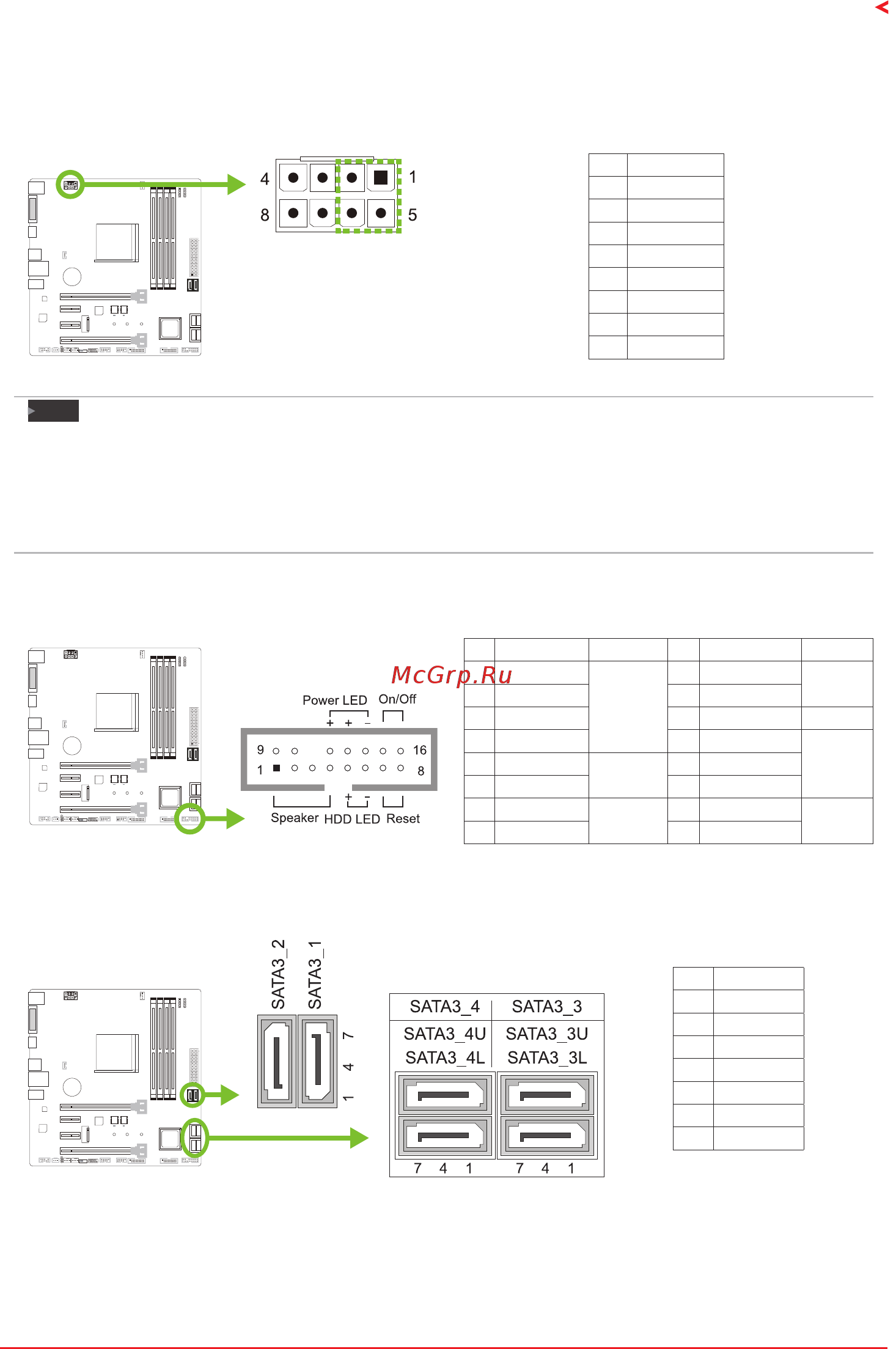 Biostar B350GT3 Версия 6.1 [15/72] Atxpwr2 atx power source connector