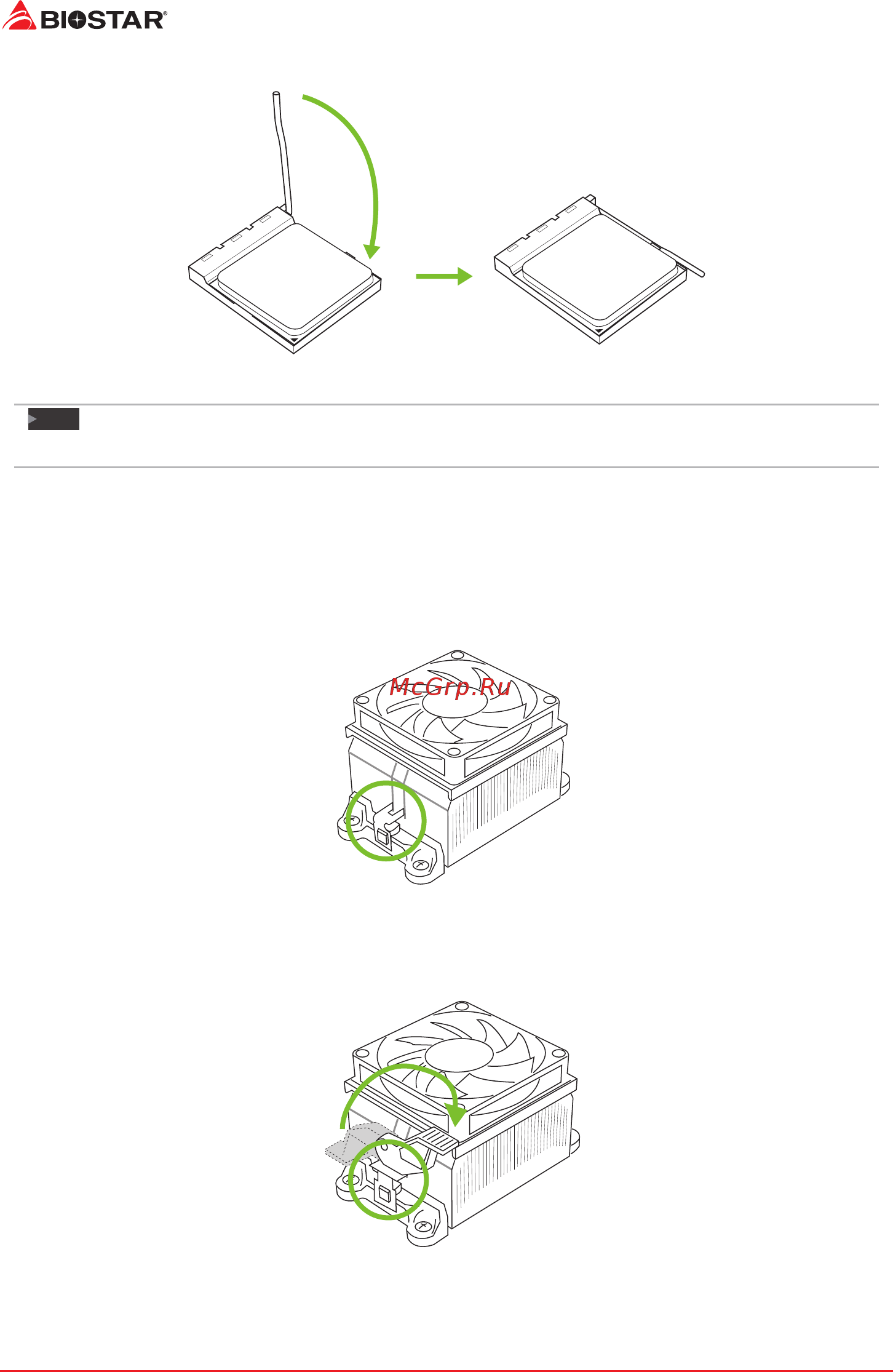 Biostar X370GT5 Версия 5.x [8/72] Install a heatsink