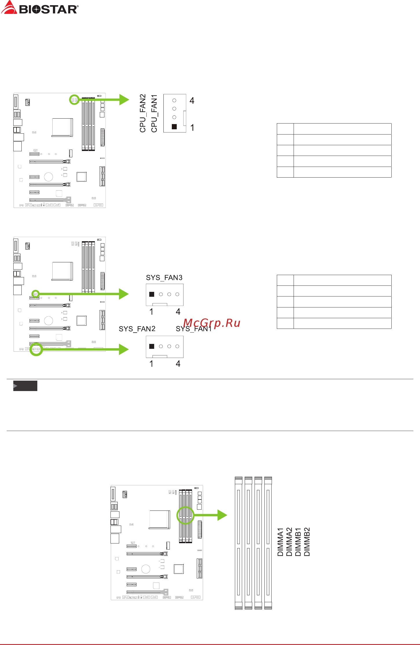 Biostar X470GT8 Версия 5.x [10/94] Connect cooling fans