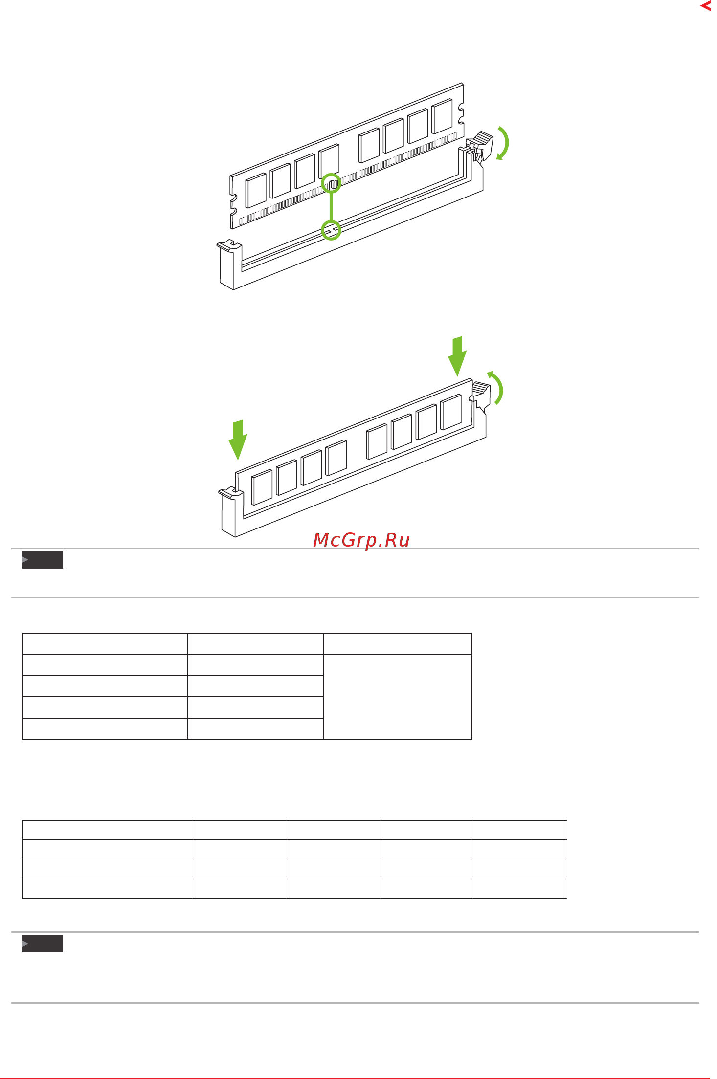 Biostar X470GT8 Версия 5.x [11/94] Dual channel memory installation