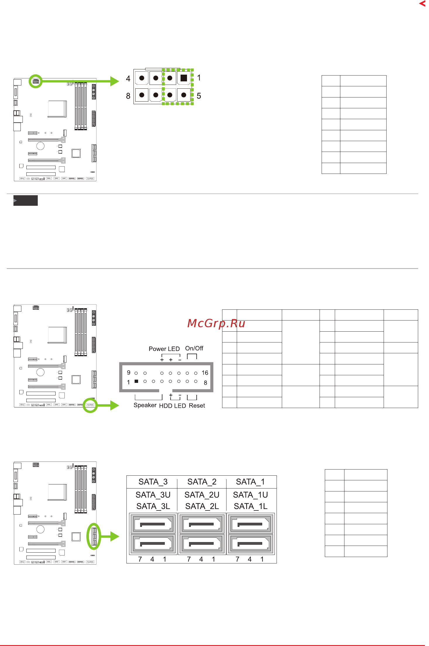 Biostar X470GTA Версия 5.x [15/72] Panel1 front panel header