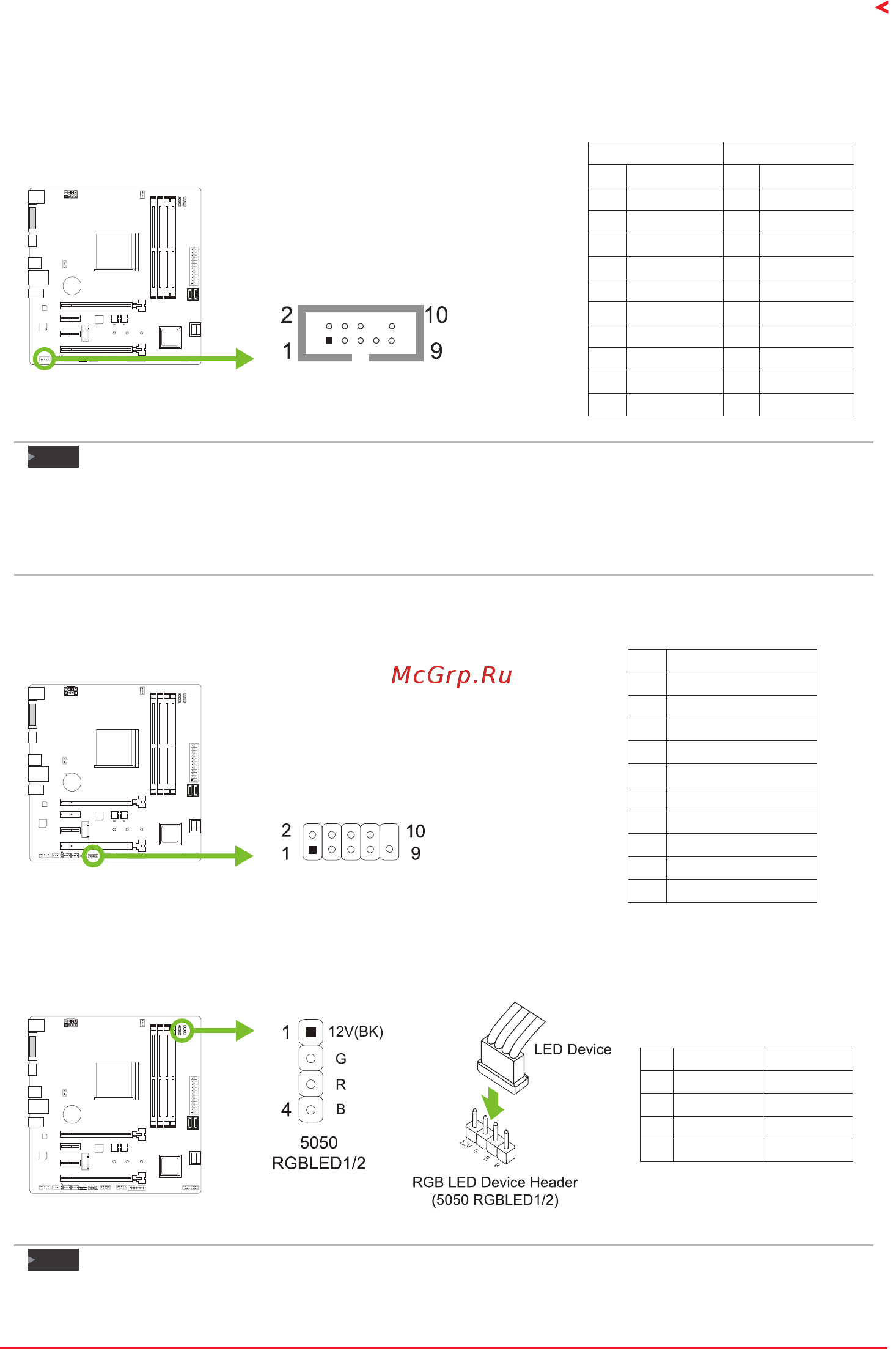 Biostar X470GTQ Версия 5.X [17/72] _rgbled1 2 rgb led device 5050 smd header