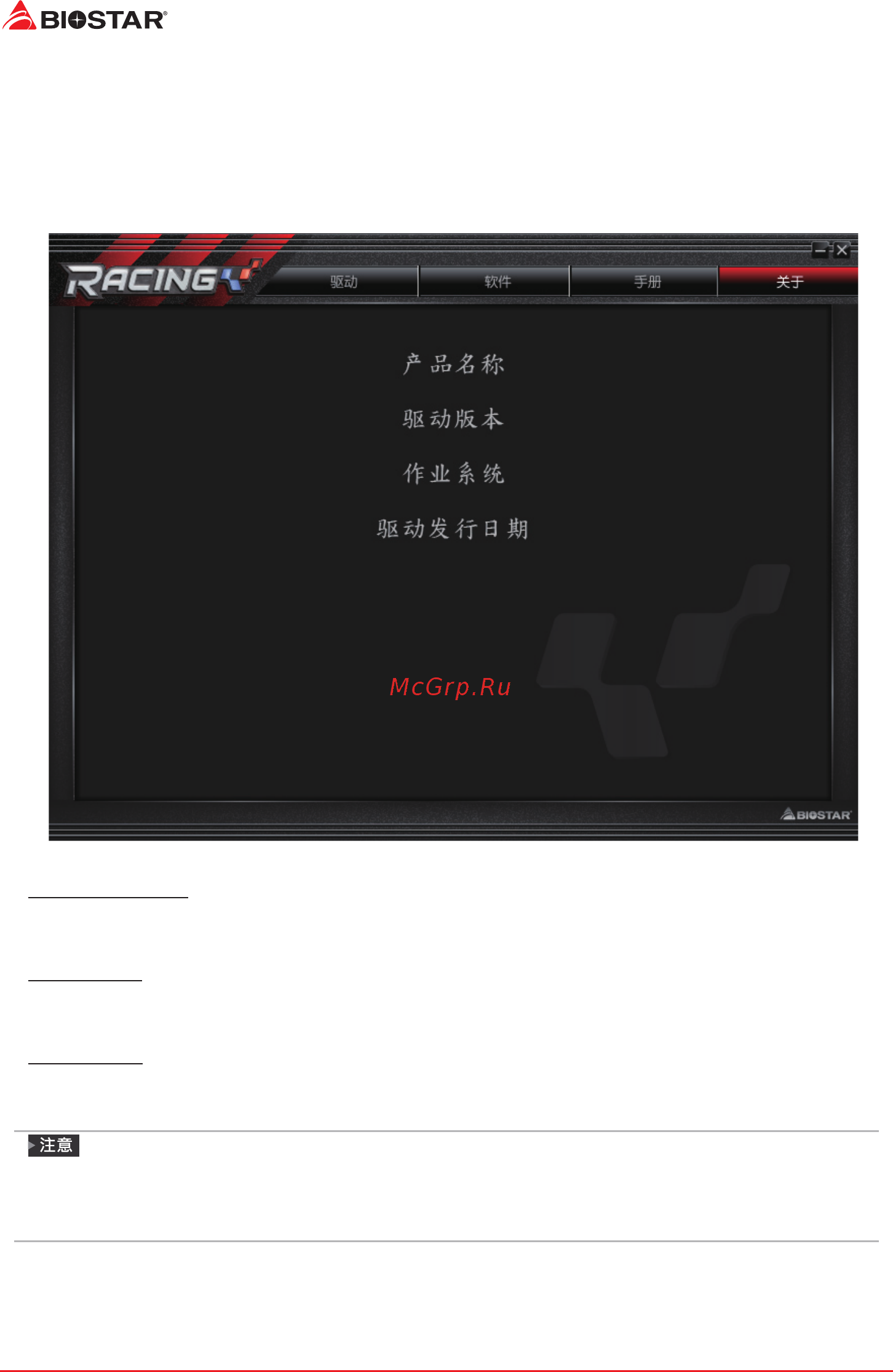 Biostar B450GT3 Версия 6.x [80/84] 第四章 帮助信息