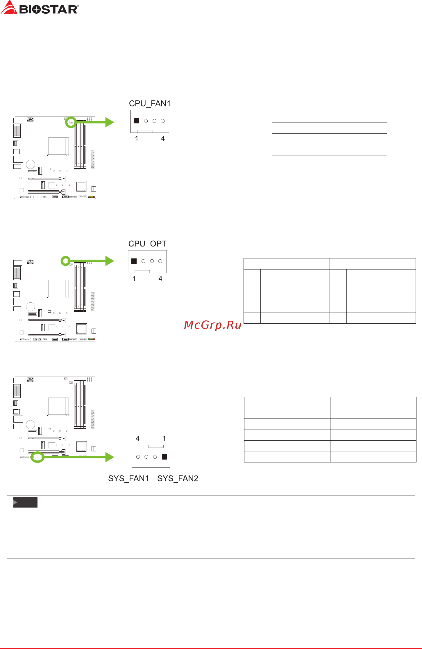 Biostar B450GT Версия 5.0 [10/122] Connect cooling fans