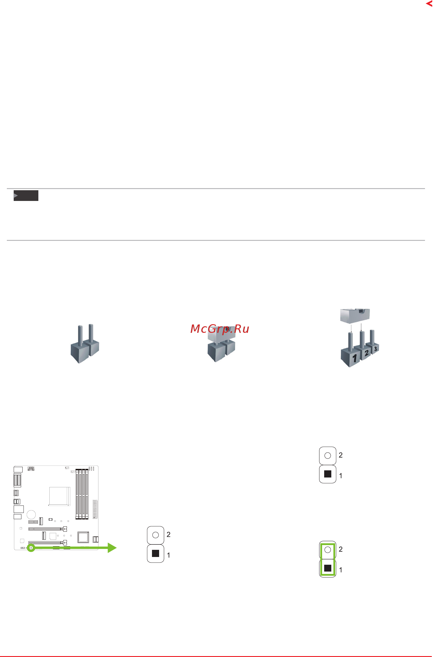 Biostar B450GT Версия 5.0 [13/122] Jumper switch setting