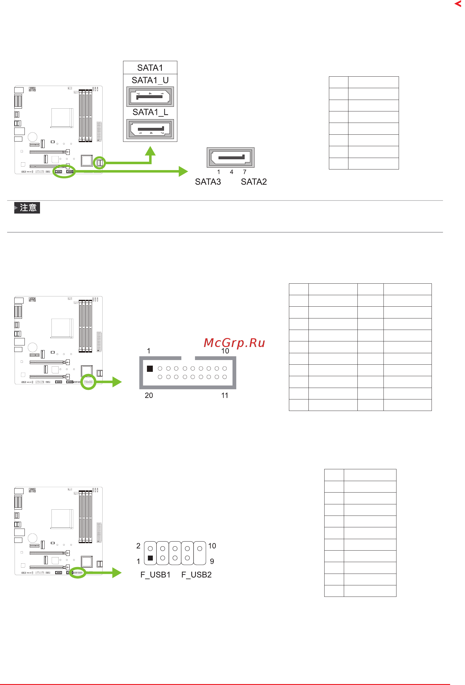 Biostar B450GT Версия 5.0 [99/122] F_usb1 f_usb2 前置面板usb 2 接頭