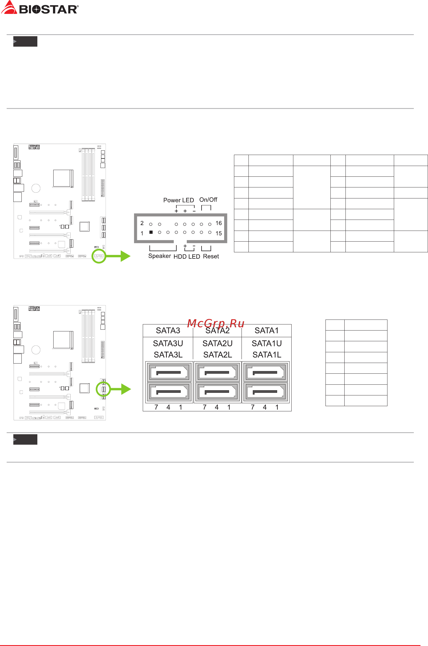 Biostar X570GT8 Версия 5.x [18/98] Panel1 front panel header