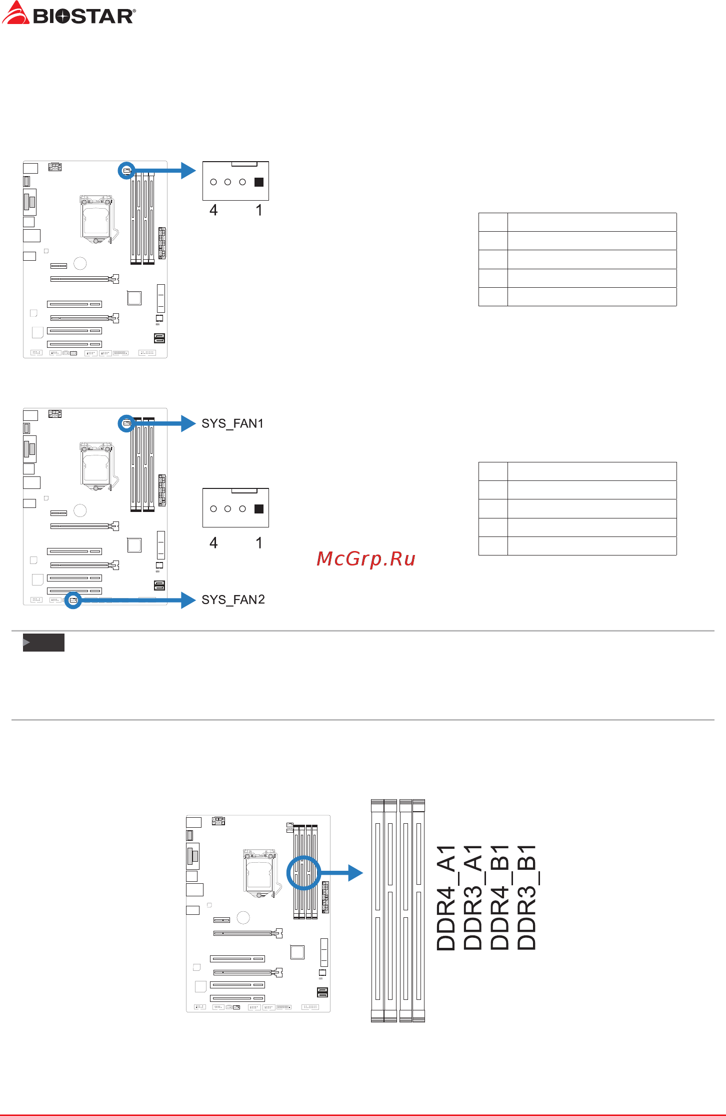 Biostar Hi-Fi Z170Z5 Версия 6.x [10/72] Connect cooling fans