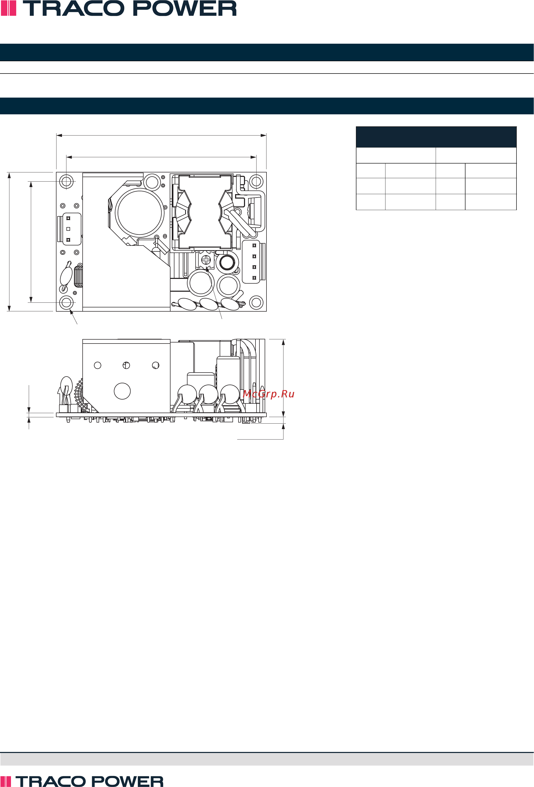 TRACO POWER TPI125-124A-J [4/4] Tpi 125a j series 125 watt