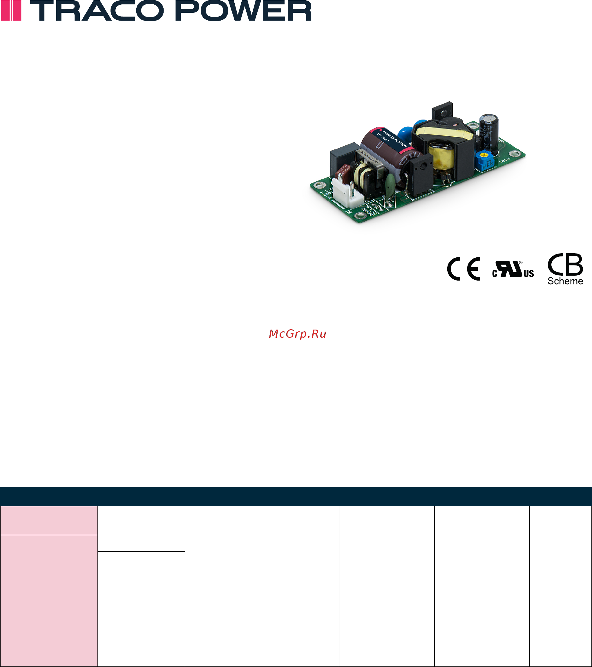 TRACO POWER TPI30-153A-JP Datasheet онлайн