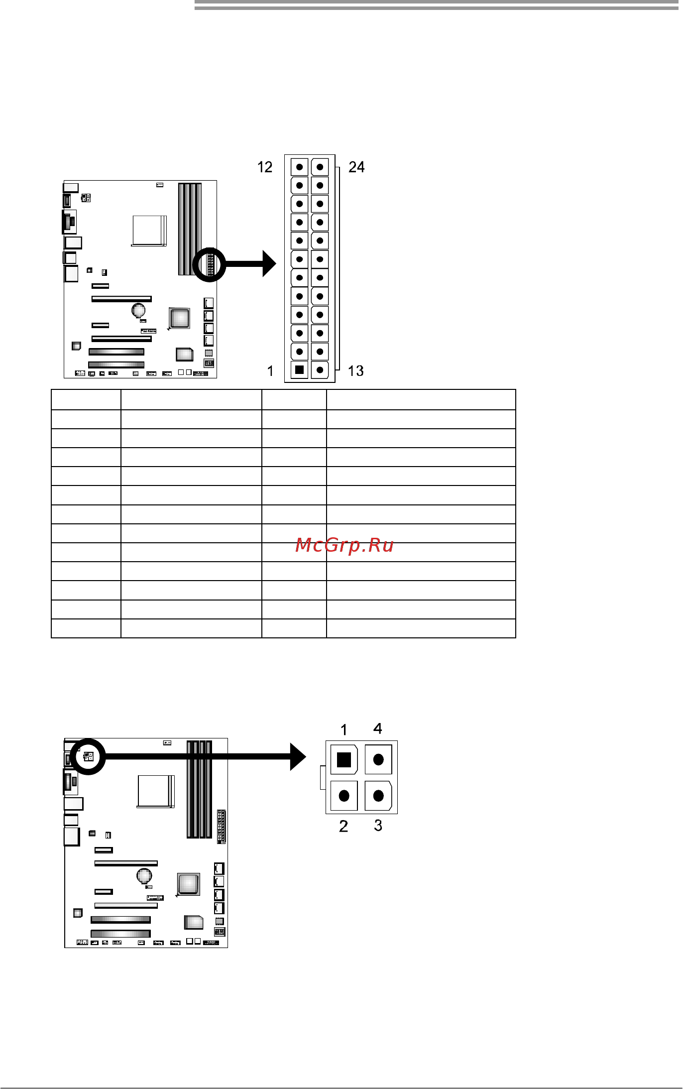 Biostar Hi-Fi A85W Версия 5.x [12/65] Atxpwr1 atx power source connector