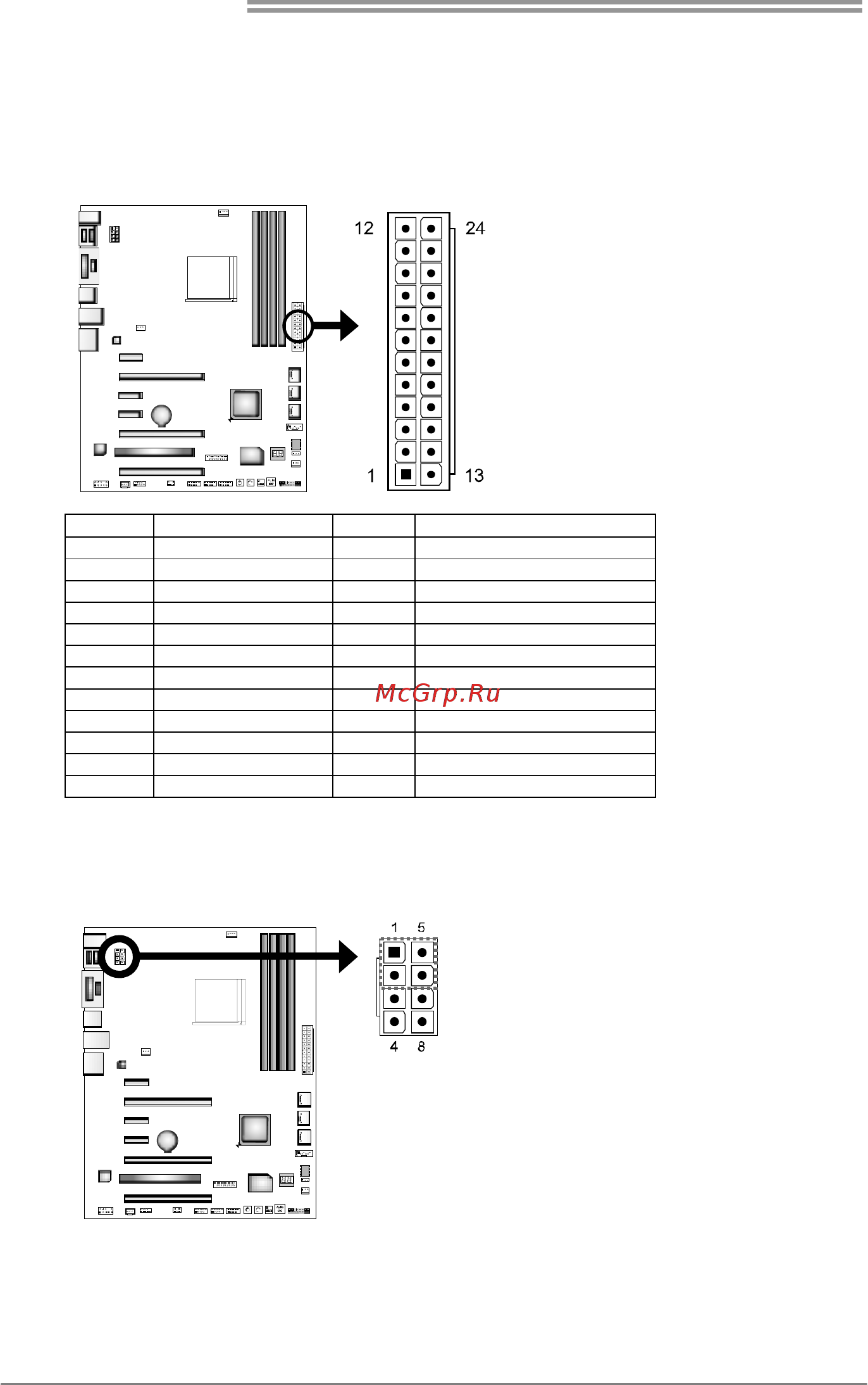 Biostar Hi-Fi A85X Версия 5.x [12/71] Atxpwr1 atx power source connector