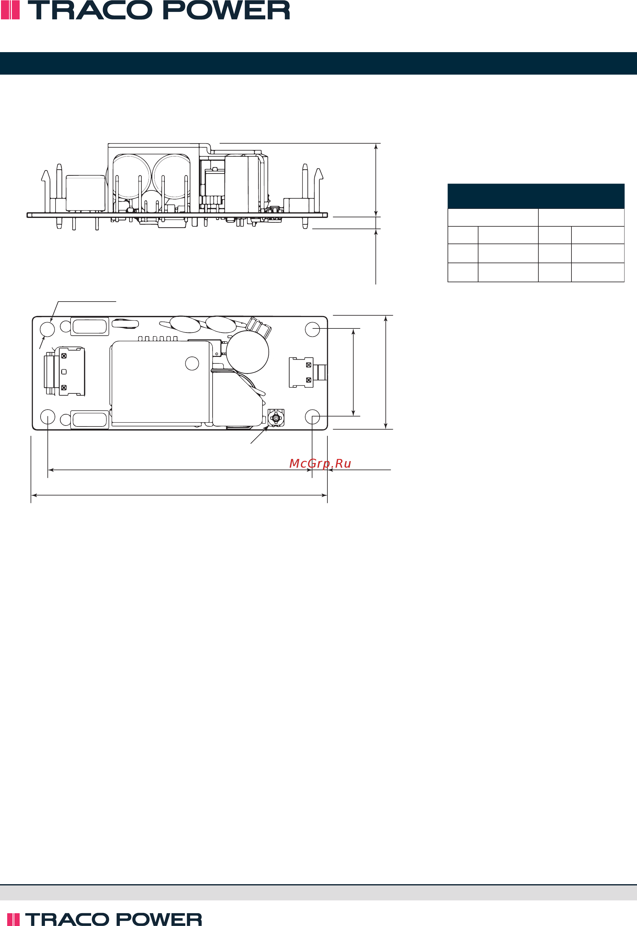 TRACO POWER TPP 15-115A-J [4/4] Tpp 15a j series 15 watt