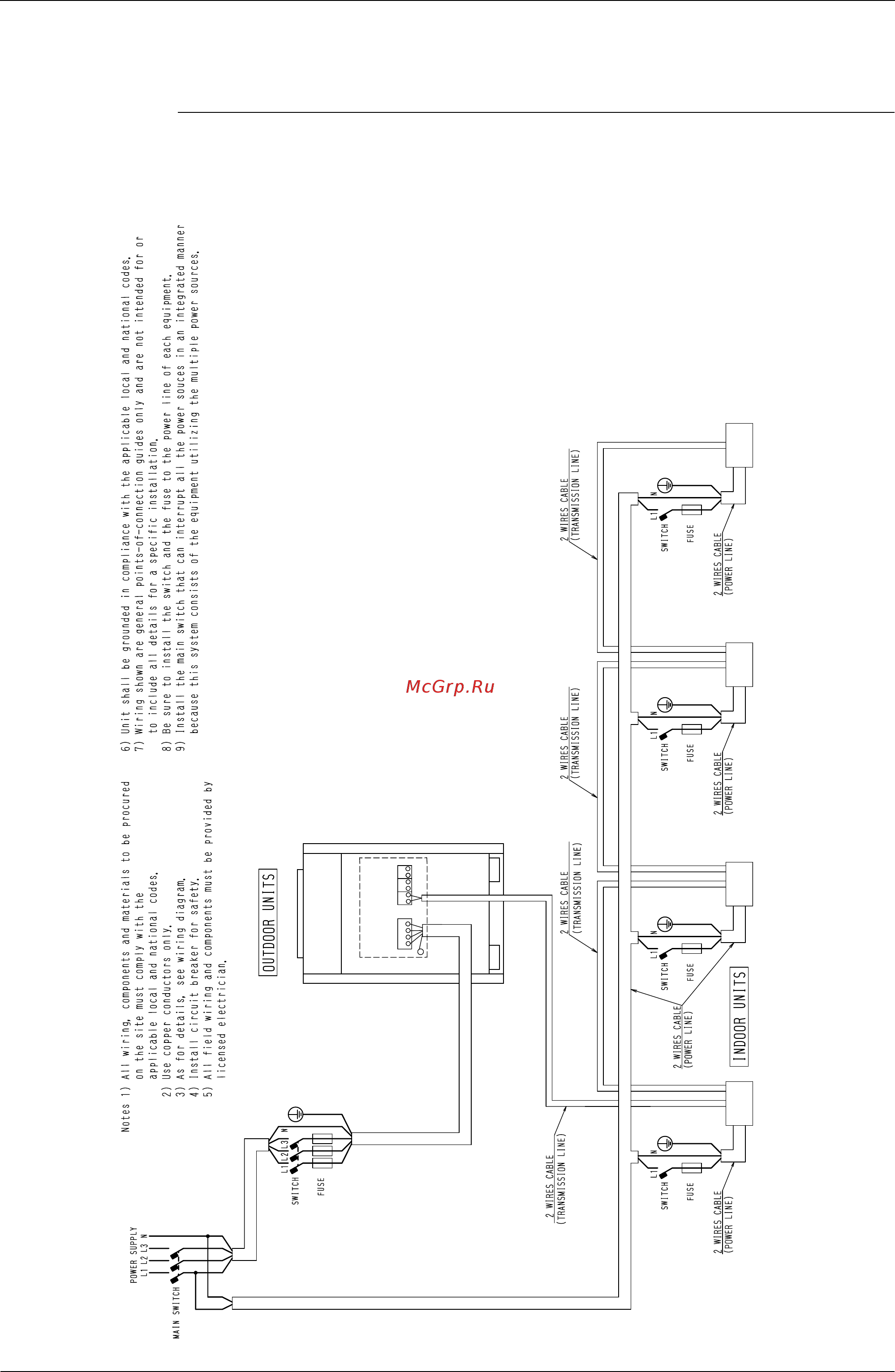 Daikin RXY12MTL [291/346] Field wiring