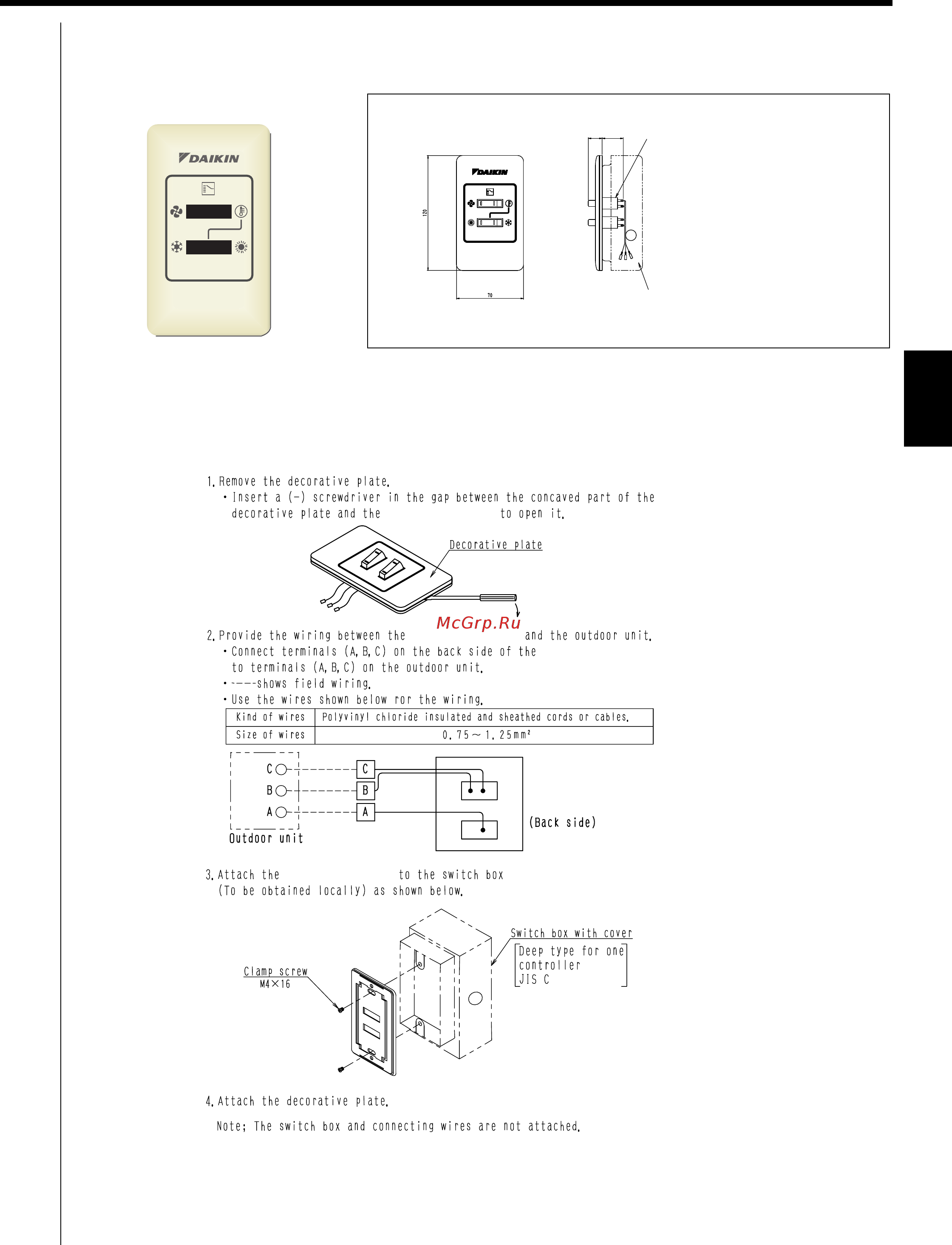 Daikin RHXYQ14MAY1 [107/405] Installation point