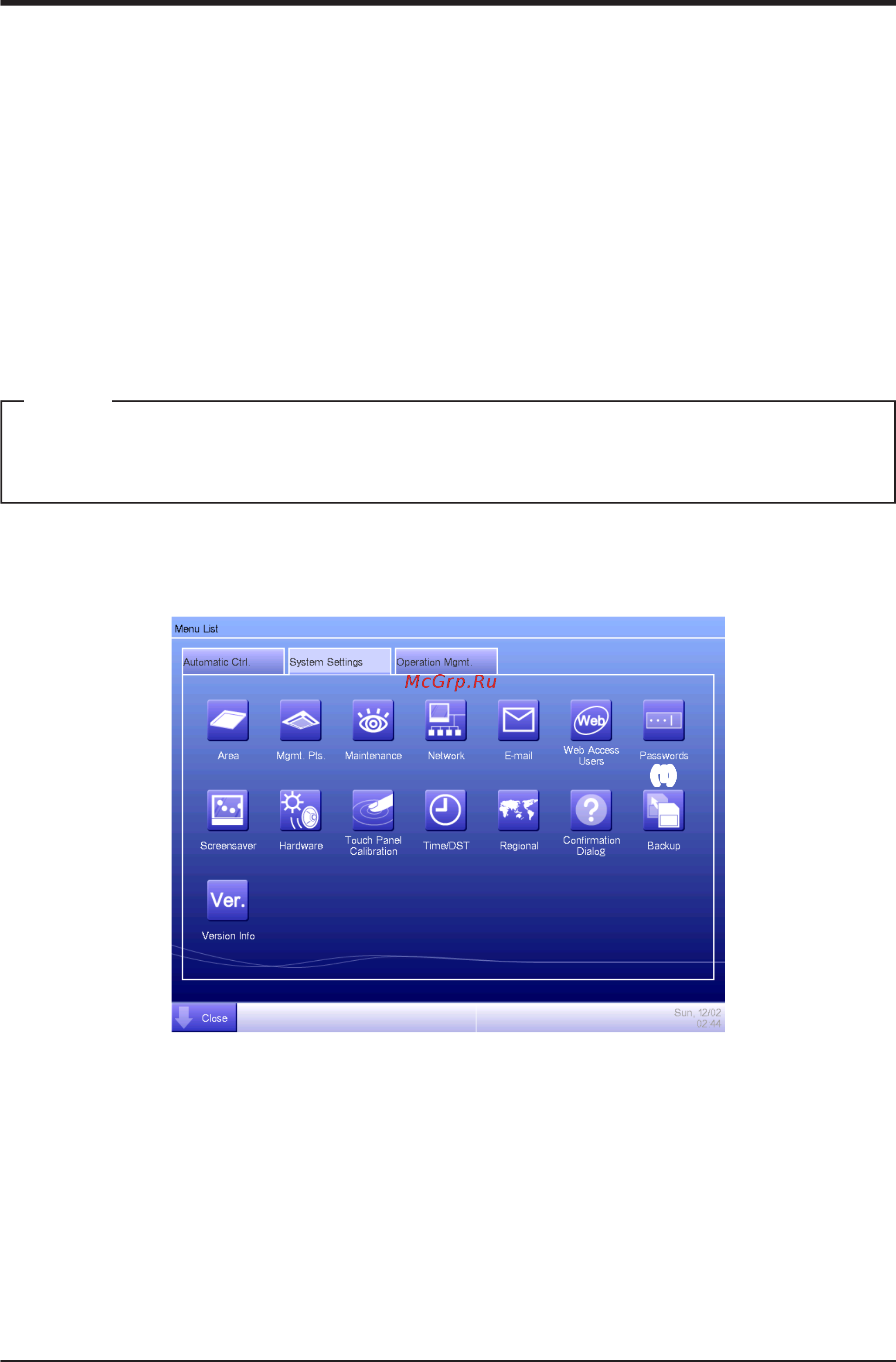 Daikin REYQ36PY1 [57/125] 9 backup