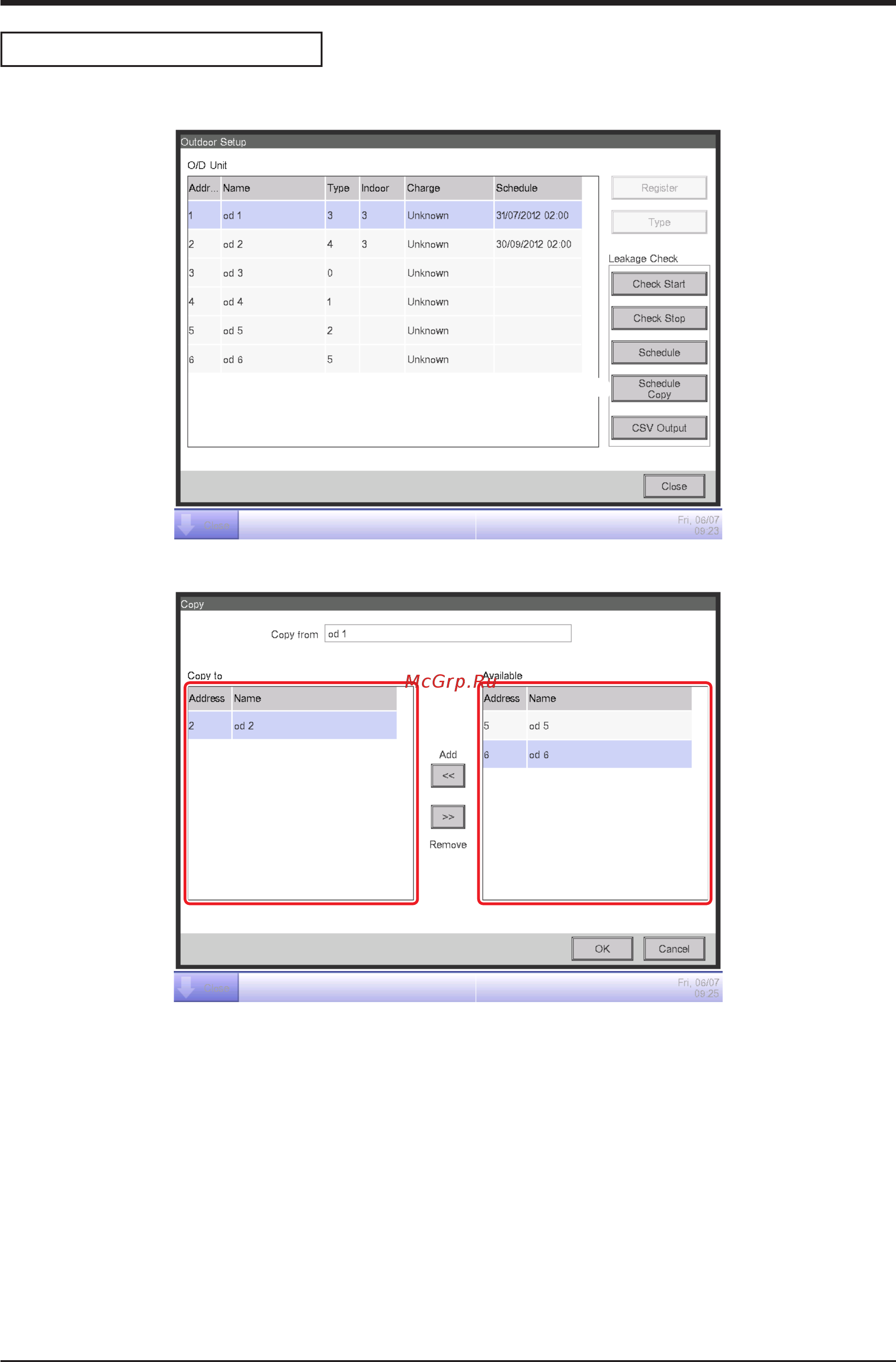 Daikin RXYHQ34P9W1B [75/125] Copying a schedule program