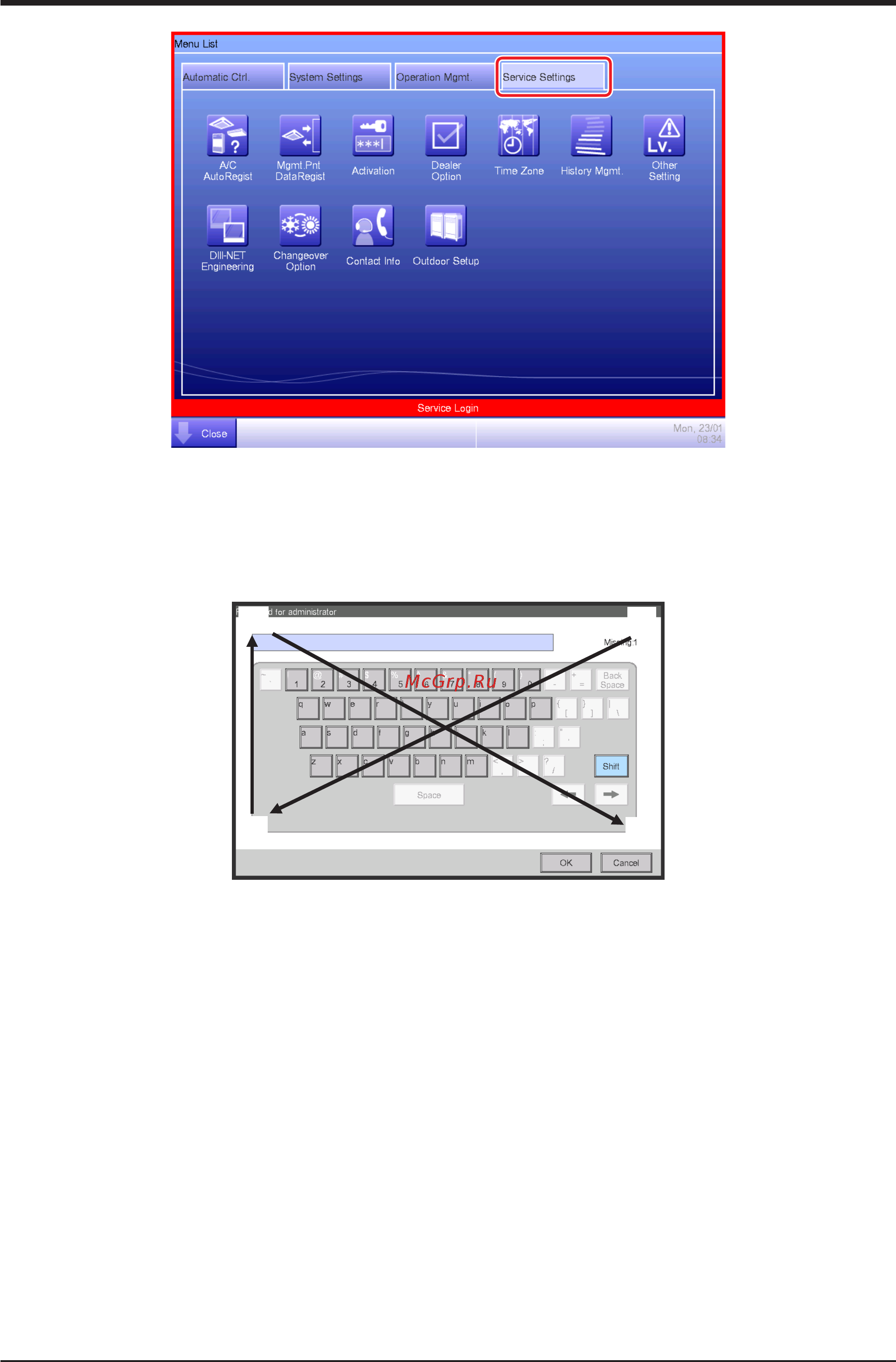 Daikin RXQ42PY1 [9/125] Password after carrying out the special operation indicated below allows you to unlock the