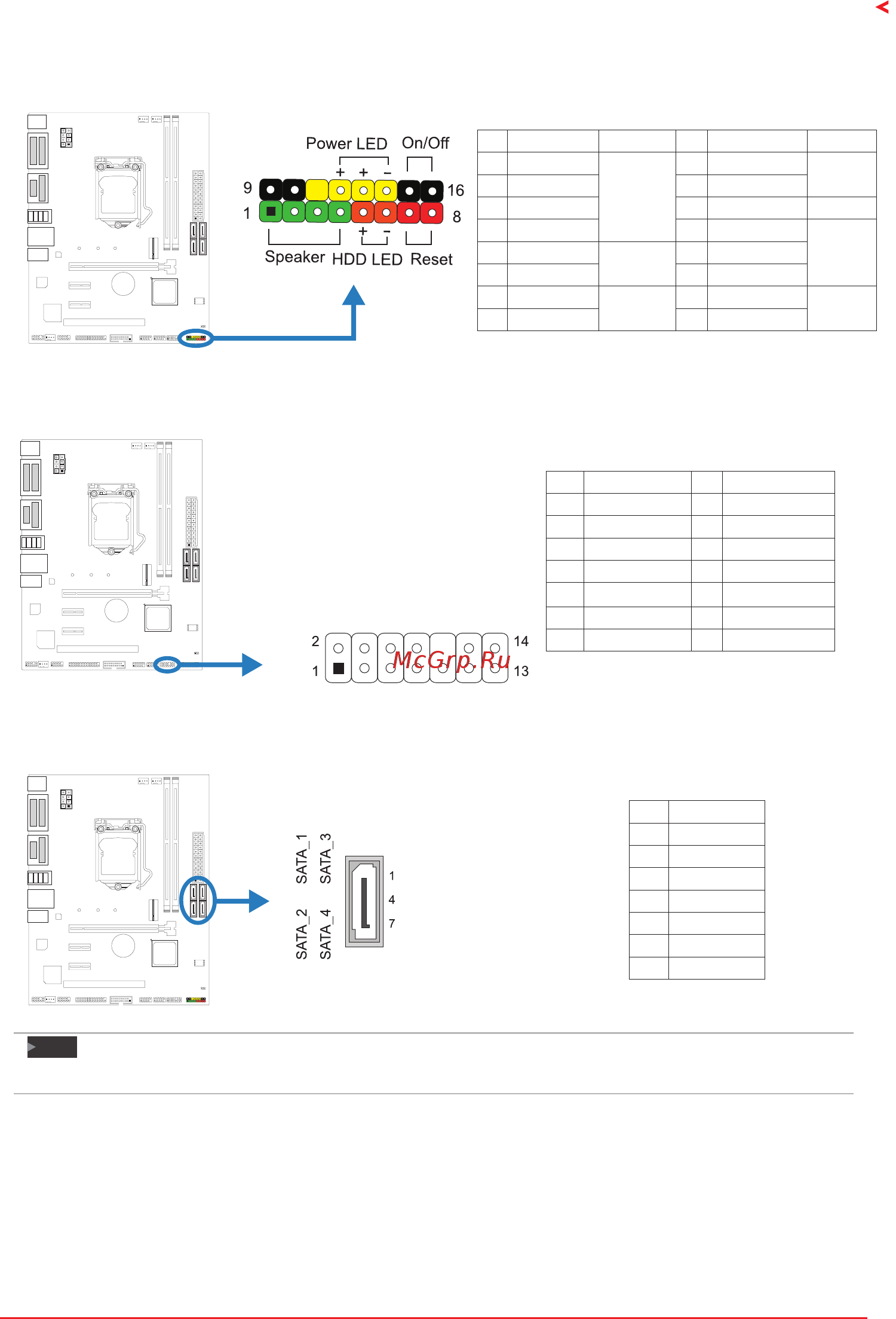 Biostar H410MH Версия 6.0 [15/113] Panel1 front panel header