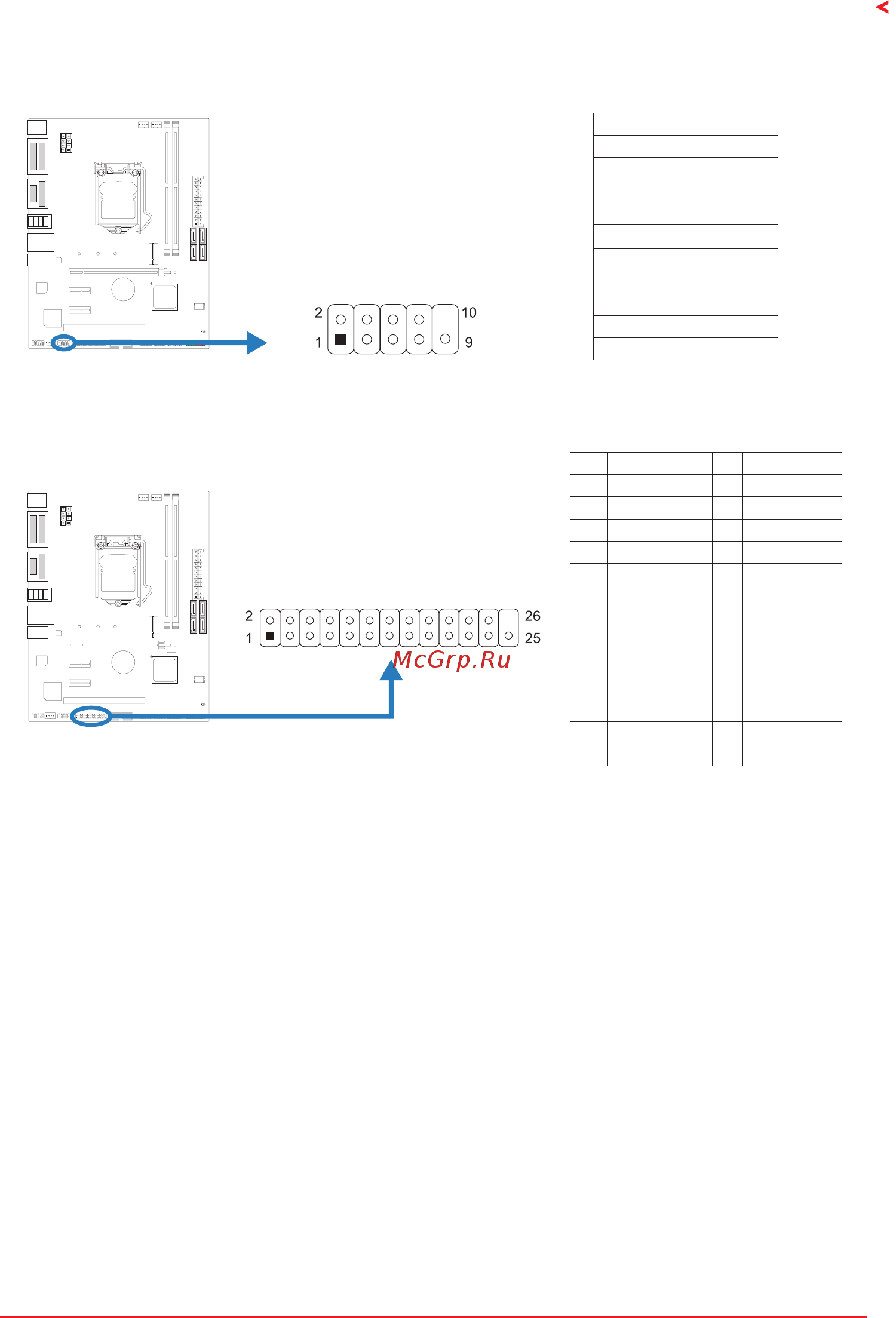 Biostar H410MH Версия 6.0 [17/113] Com1 serial port header