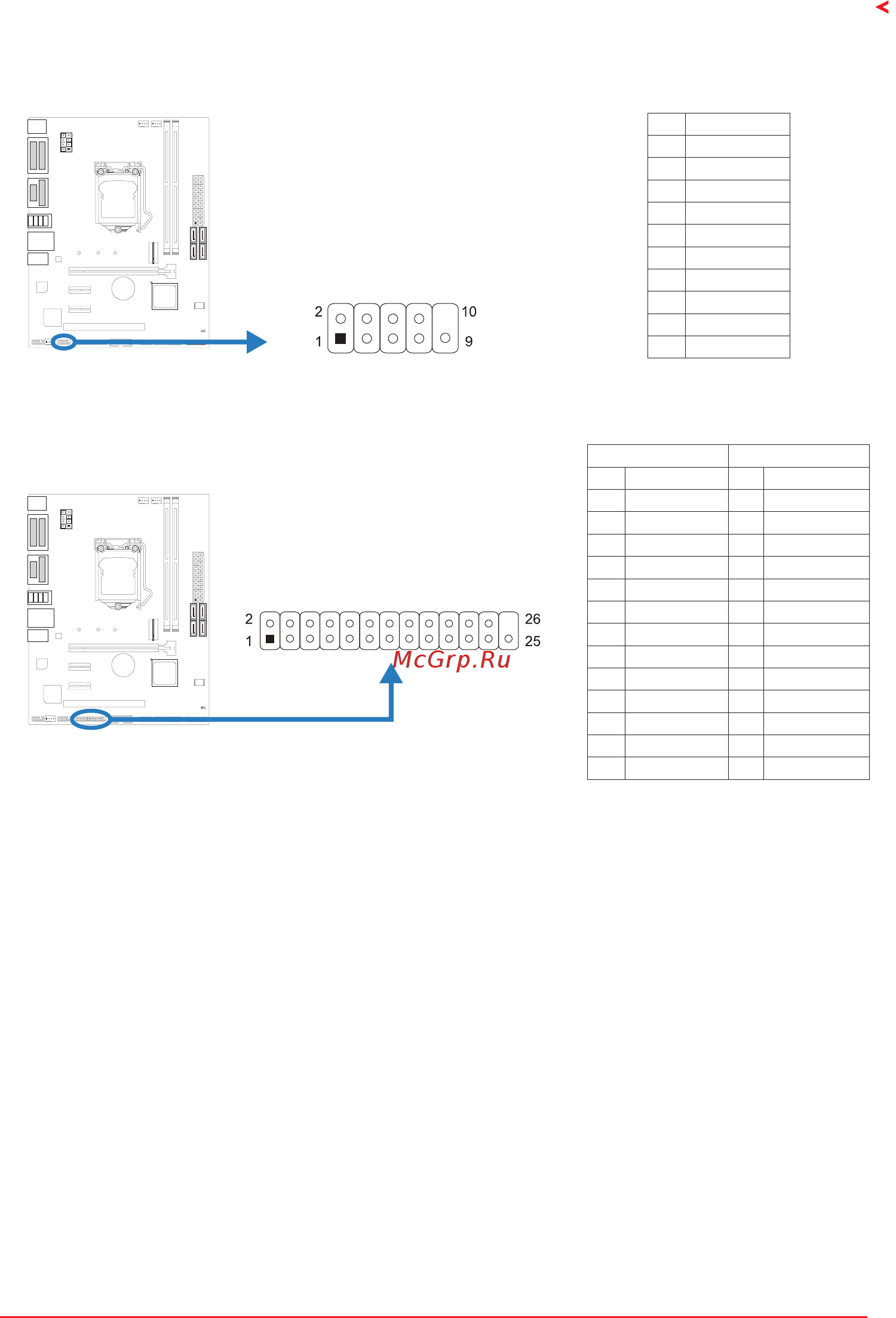 Biostar H410MHG Версия 6.0 [103/113] Com1 序列埠接頭