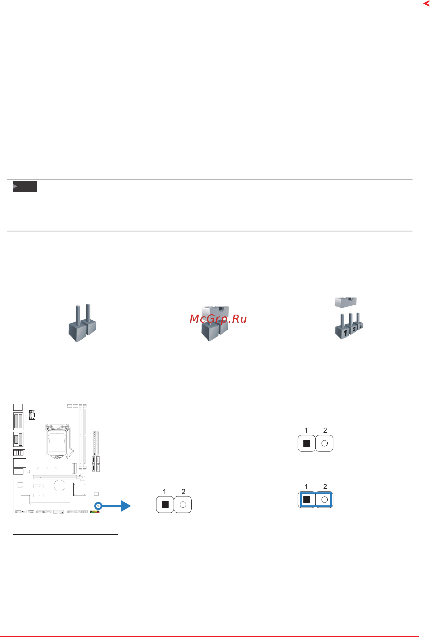 Biostar H410MHG Версия 6.0 [13/113] Jumper switch setting