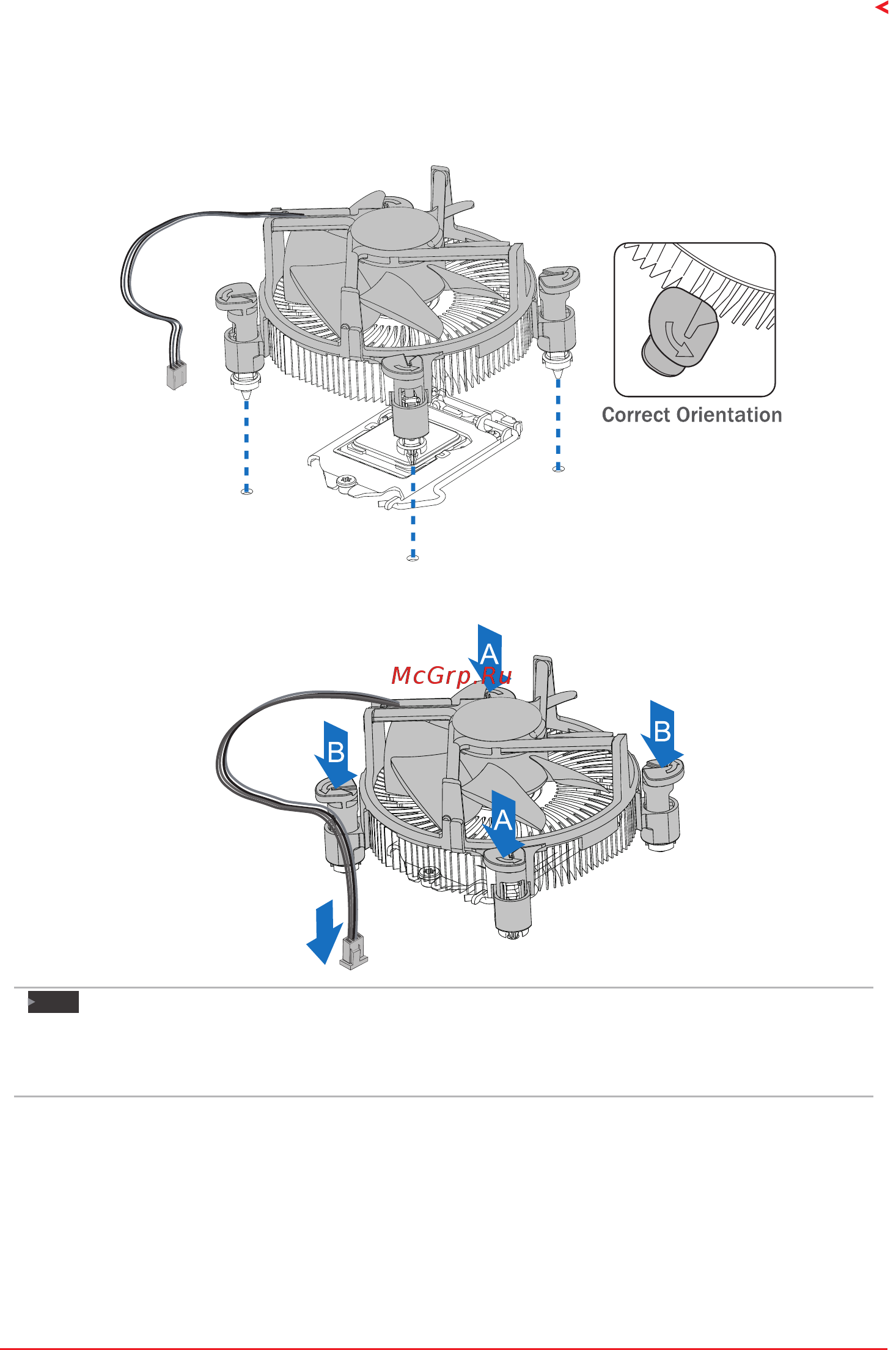 Biostar B365MHC Версия 6.x [9/60] Install a heatsink