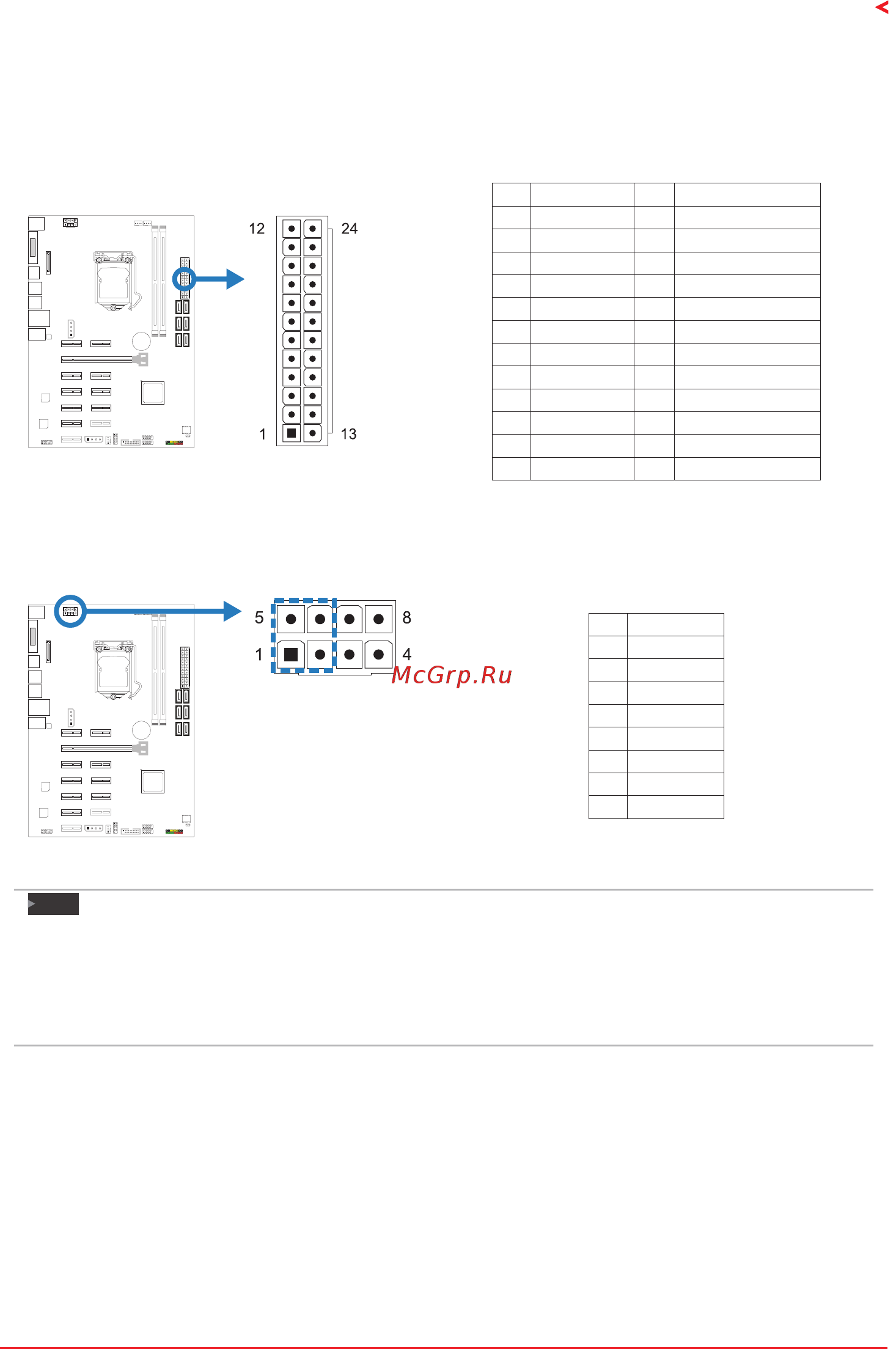 Biostar TB250-BTC PRO Версия V6.3 [15/64] Headers connectors