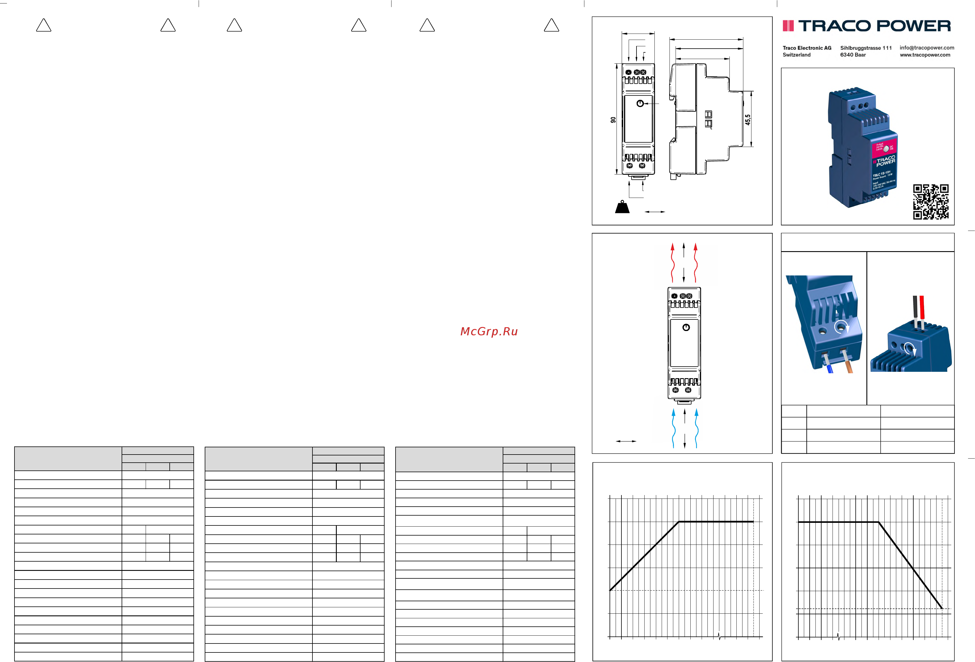 TRACO POWER TBLC06-112 [2/2] Especificaciones
