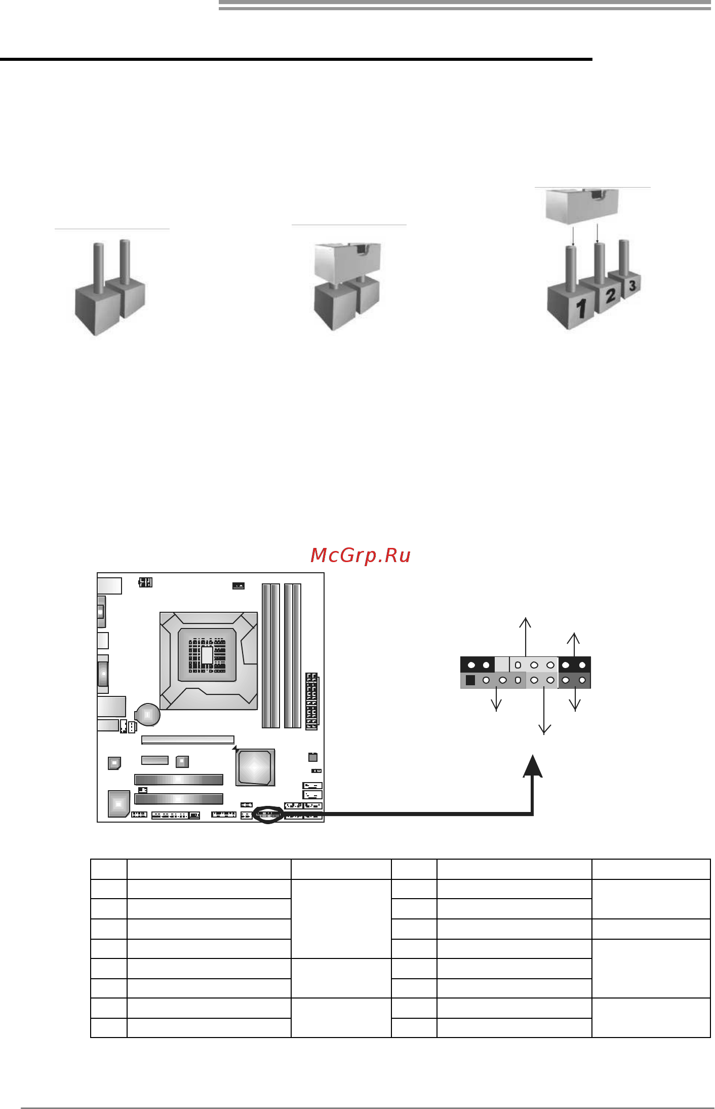 Biostar B75MU3+ Версия 6.x [16/49] Chapter 3 headers jumpers setup