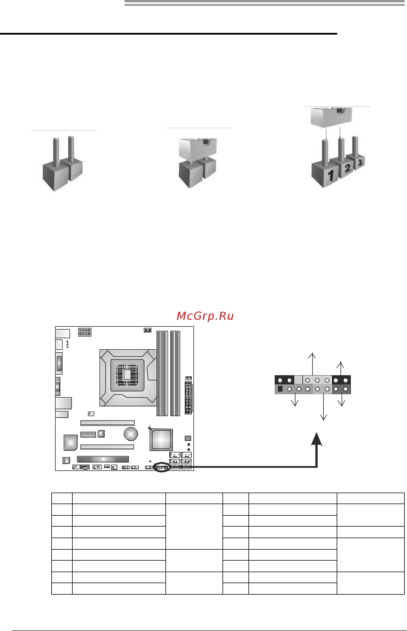 Biostar TH67+ Версия 6.1 [16/59] Chapter 3 headers jumpers setup