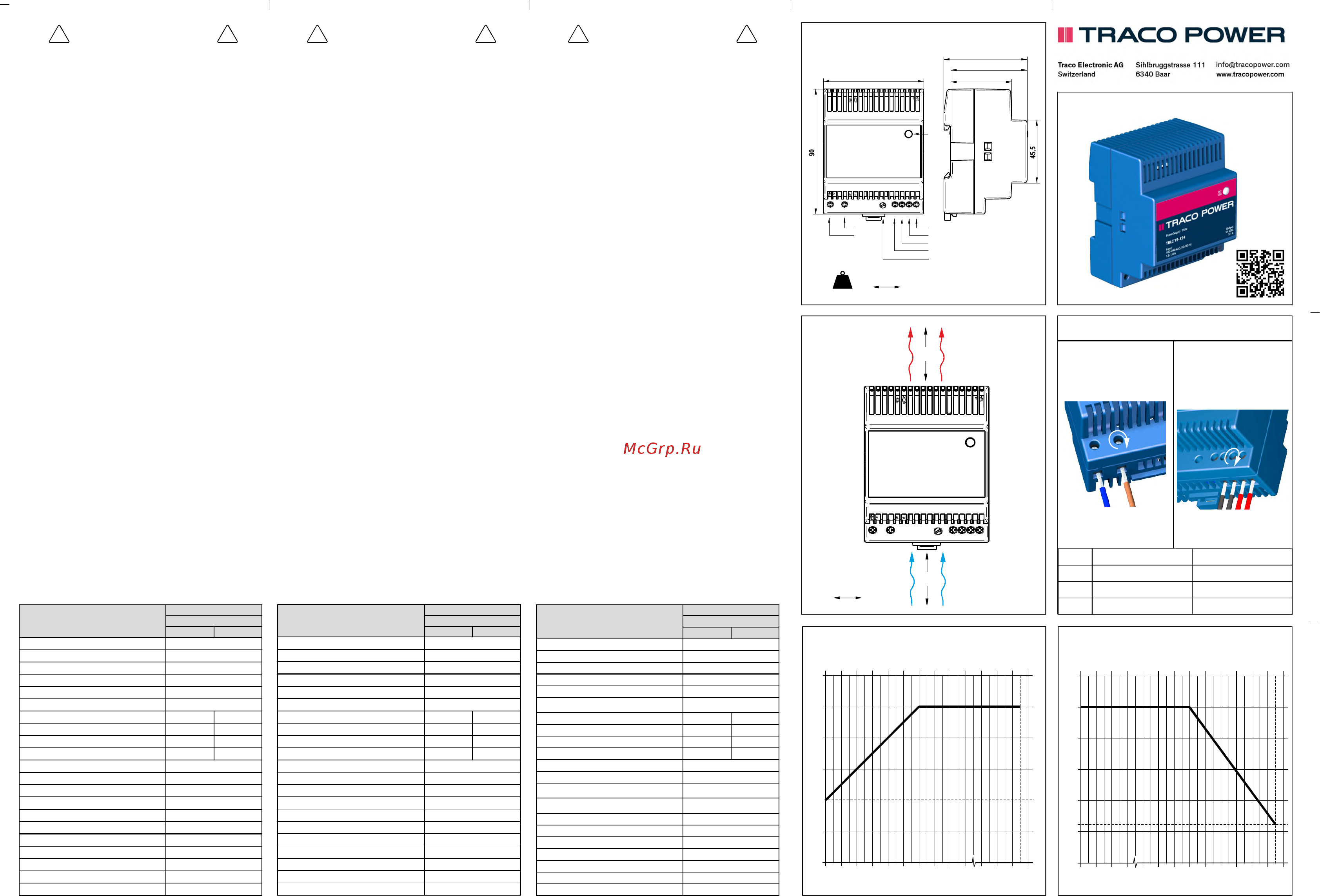 TRACO POWER TBLC75-124 [2/2] Especificaciones