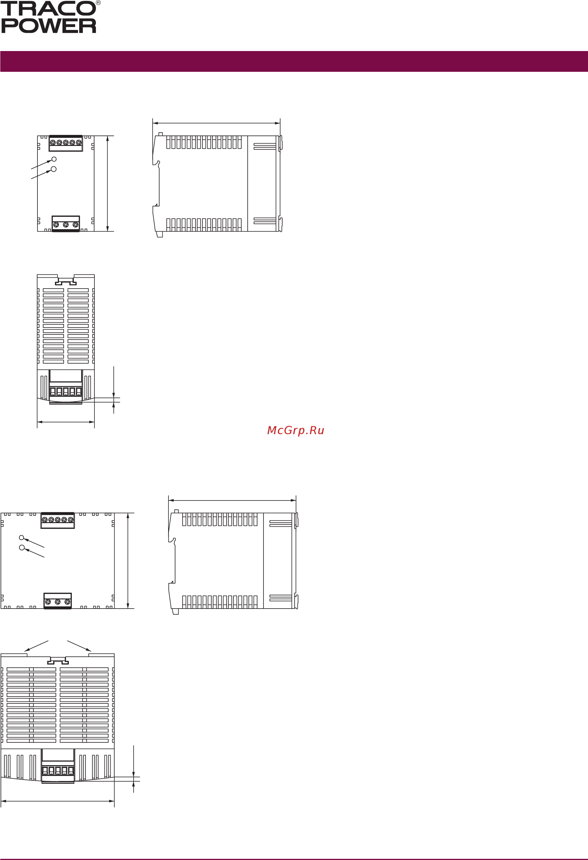 TRACO POWER TCL-REM240 [5/6] Industrial power supplies