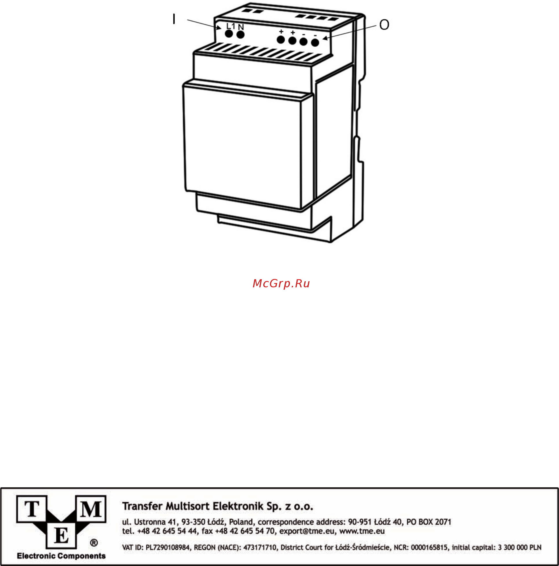 TRACO POWER TIS150-124 Инструкция по эксплуатации онлайн