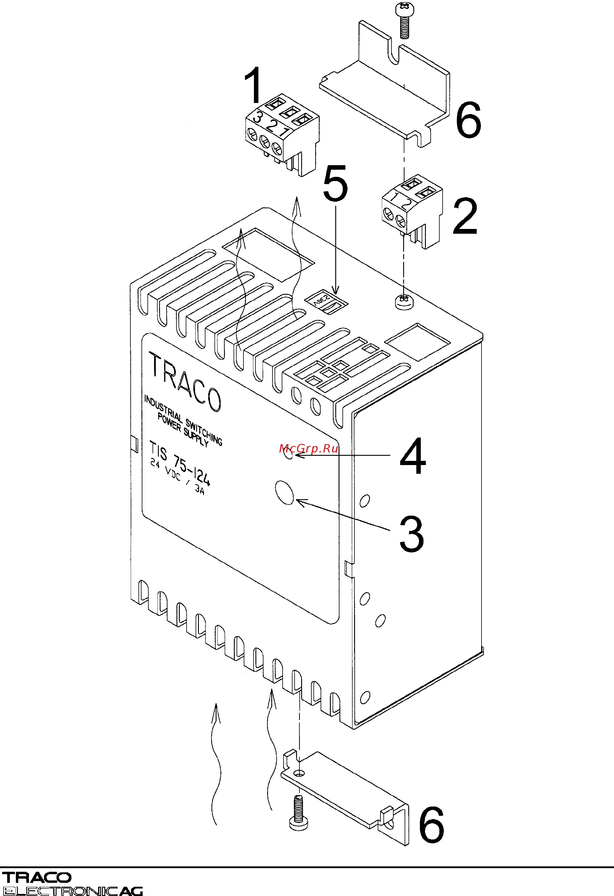 TRACO POWER TIS600-124RED Документация онлайн [10/13] 546745