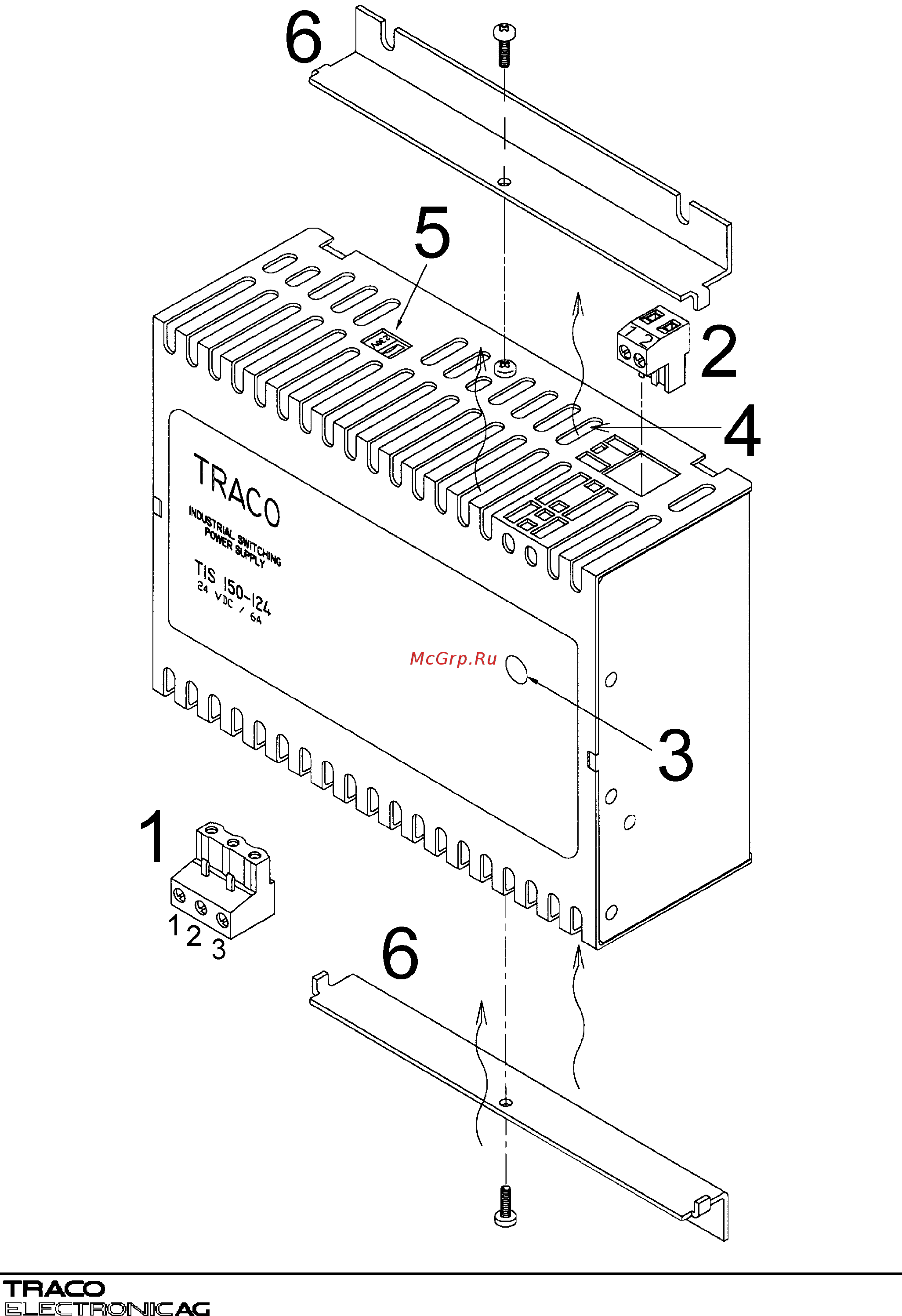 TRACO POWER TIS600-124RED Документация онлайн [11/13] 546745
