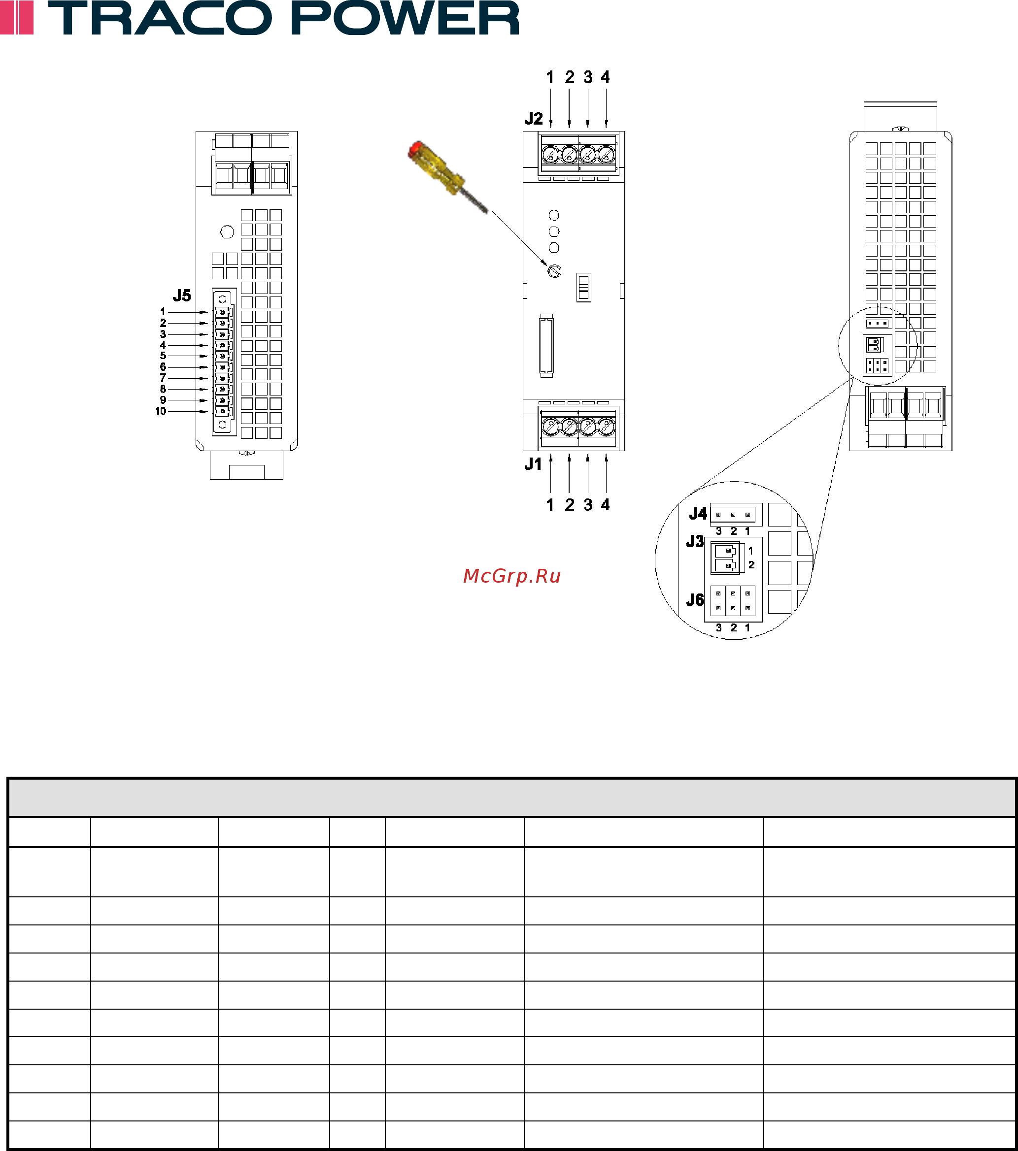 TRACO POWER TSP–BCM24A [4/7] Function